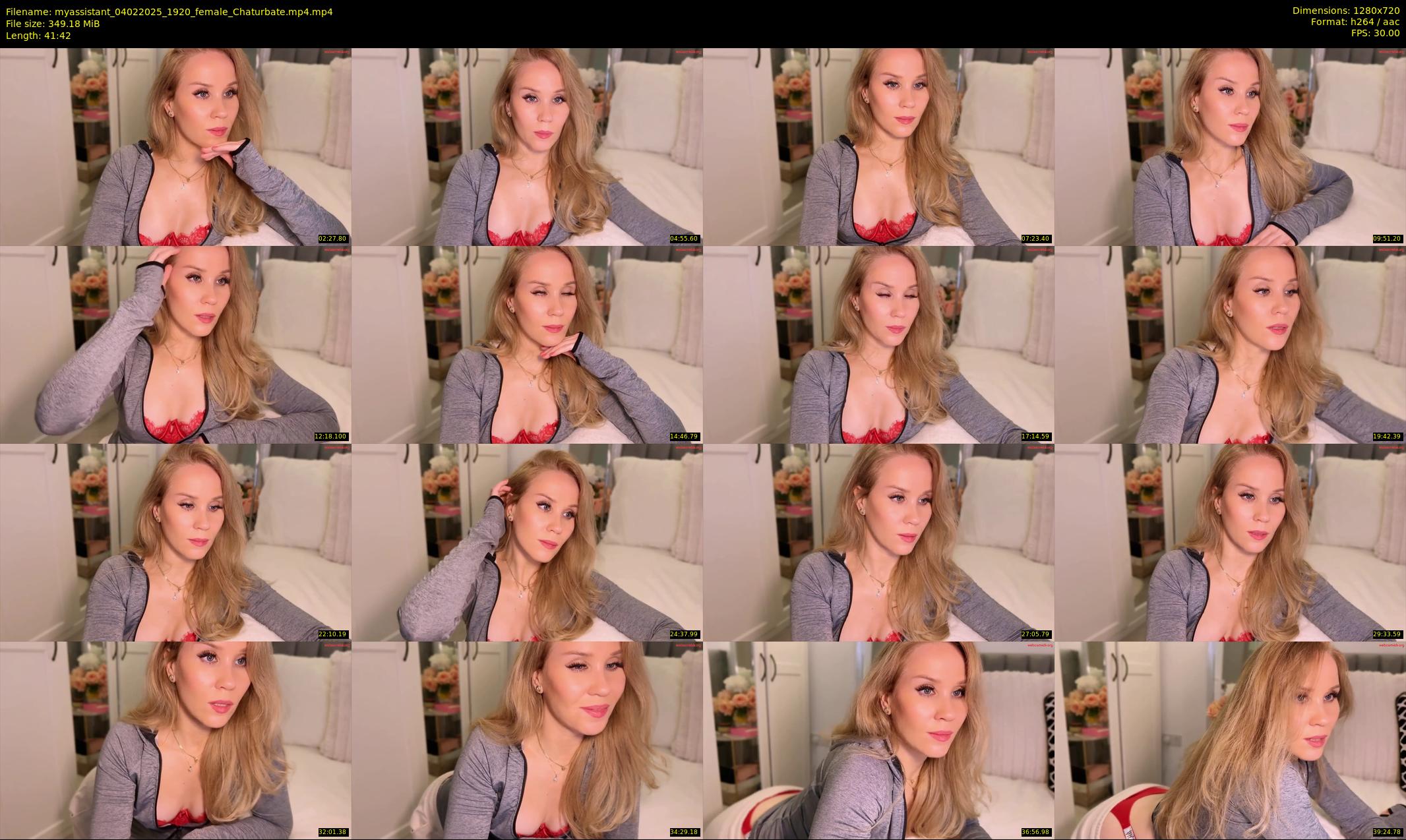 myassistant — 42 minute Chaturbate female cam show recording, 720p, Feb 4, 2025