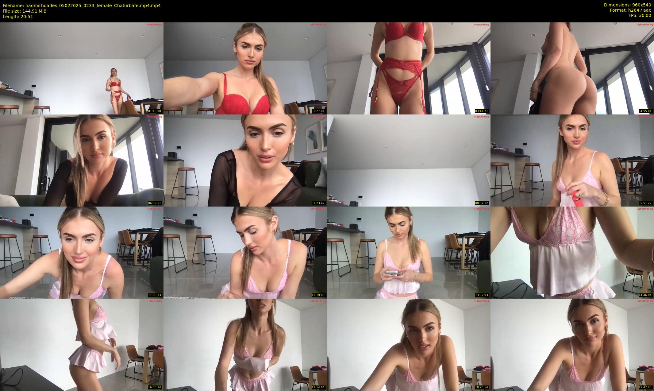 naomirhoades — 21 minute Chaturbate female cam show recording, 480p, Feb 5, 2025