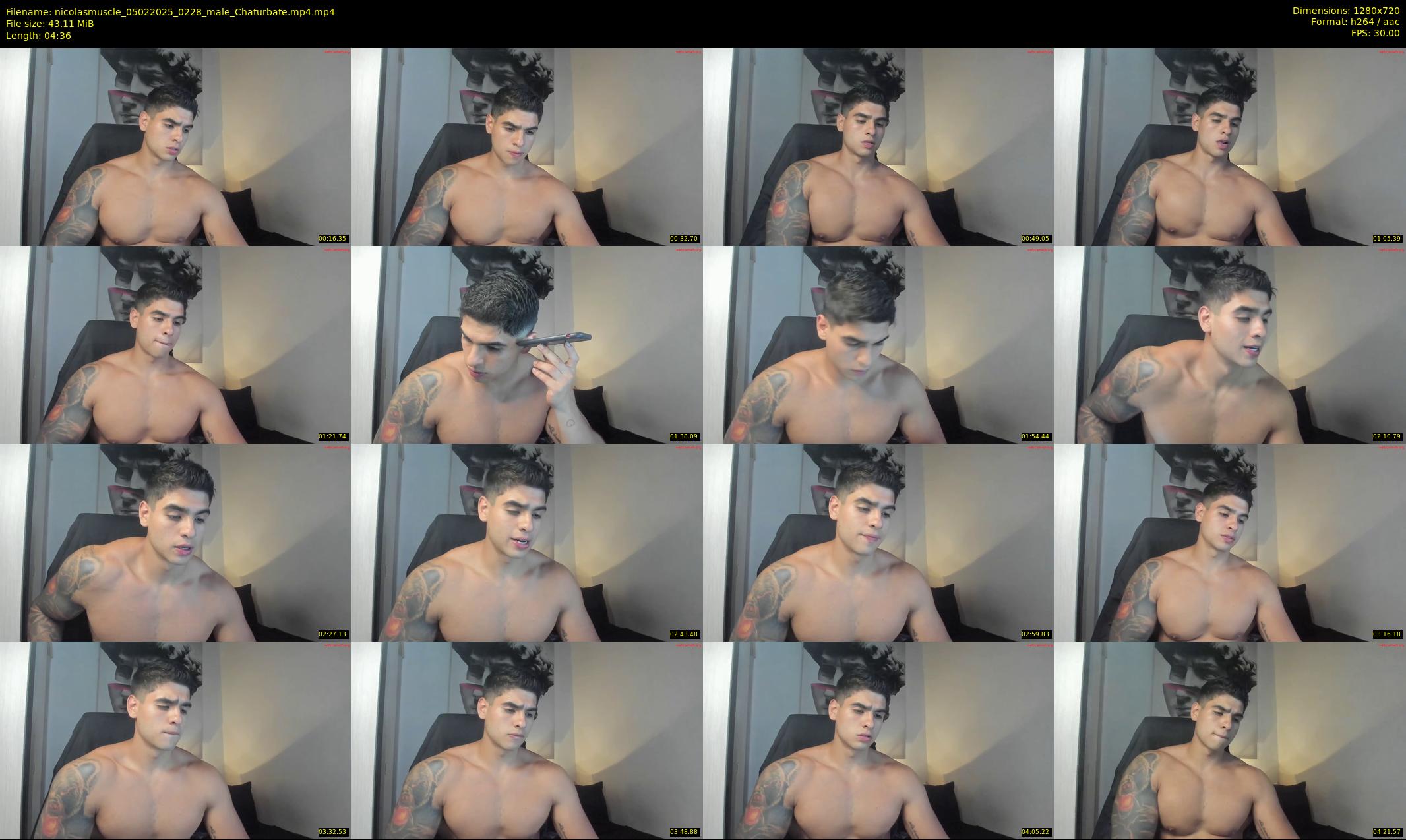 nicolasmuscle — 5 minute Chaturbate male cam show recording, 720p, Feb 5, 2025