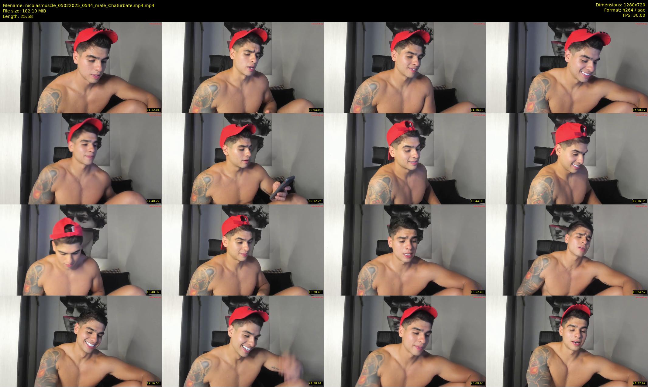 nicolasmuscle — 26 minute Chaturbate male cam show recording, 720p, Feb 5, 2025