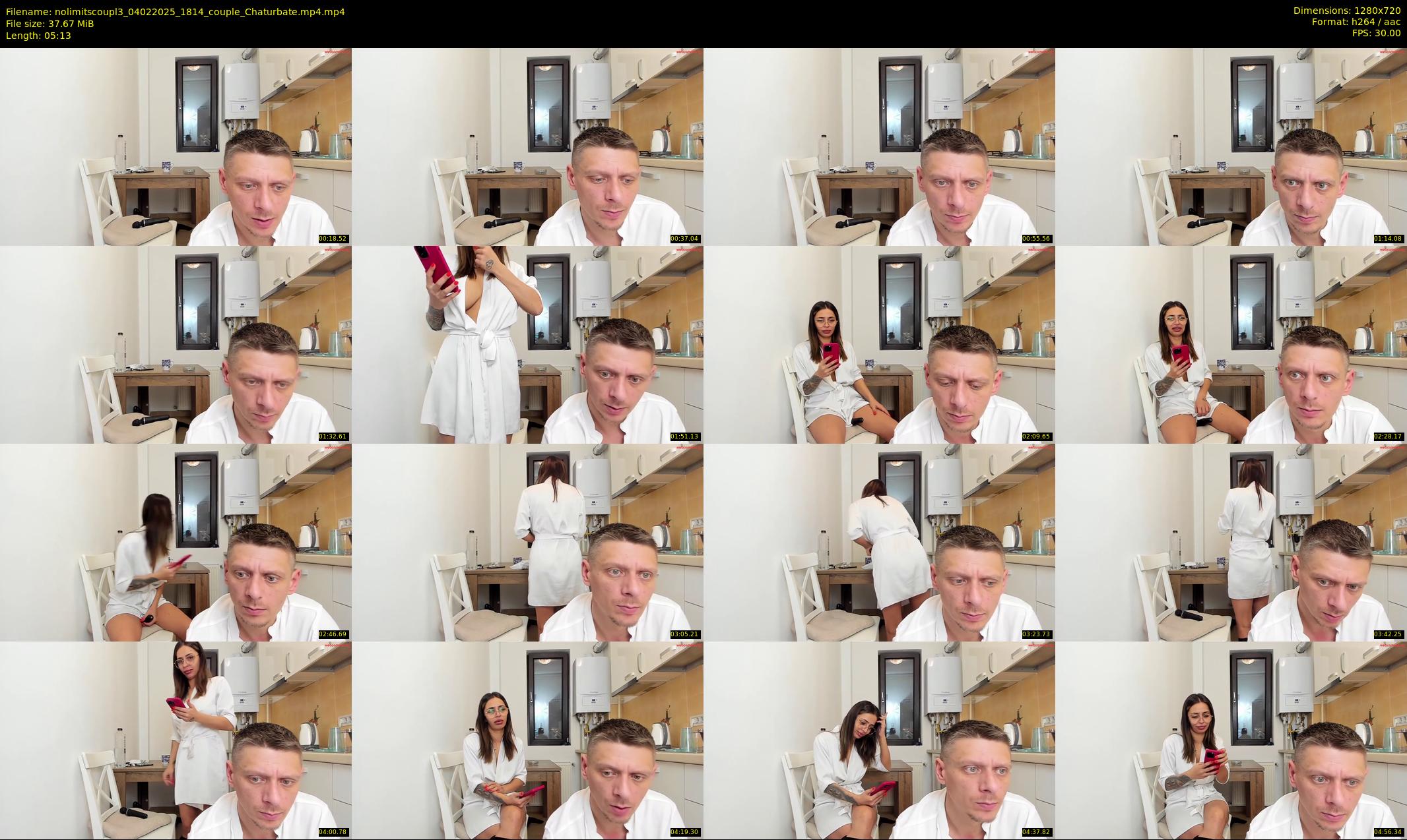 nolimitscoupl3 — 6 minute Chaturbate couple cam show recording, 720p, Feb 4, 2025