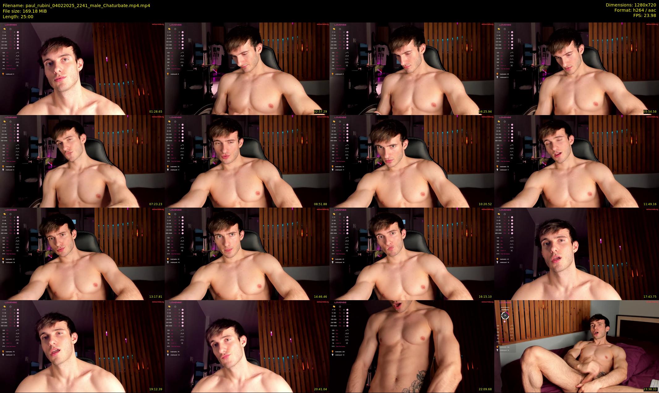 paul_rubini — 25 minute Chaturbate male cam show recording, 720p, Feb 4, 2025