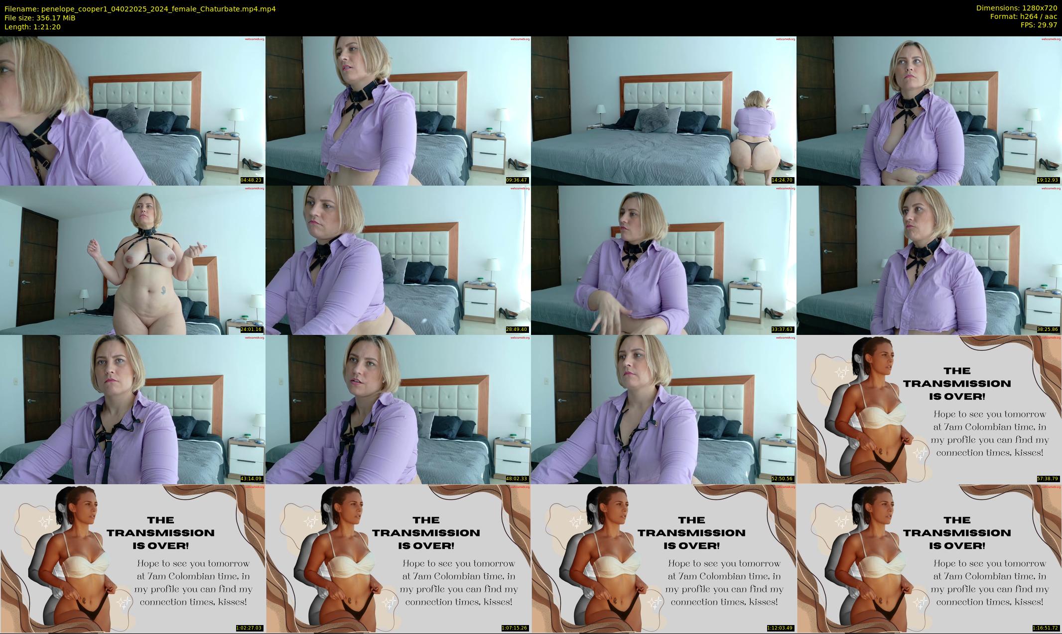 penelope_cooper1 — 82 minute Chaturbate female cam show recording, 720p, Feb 4, 2025