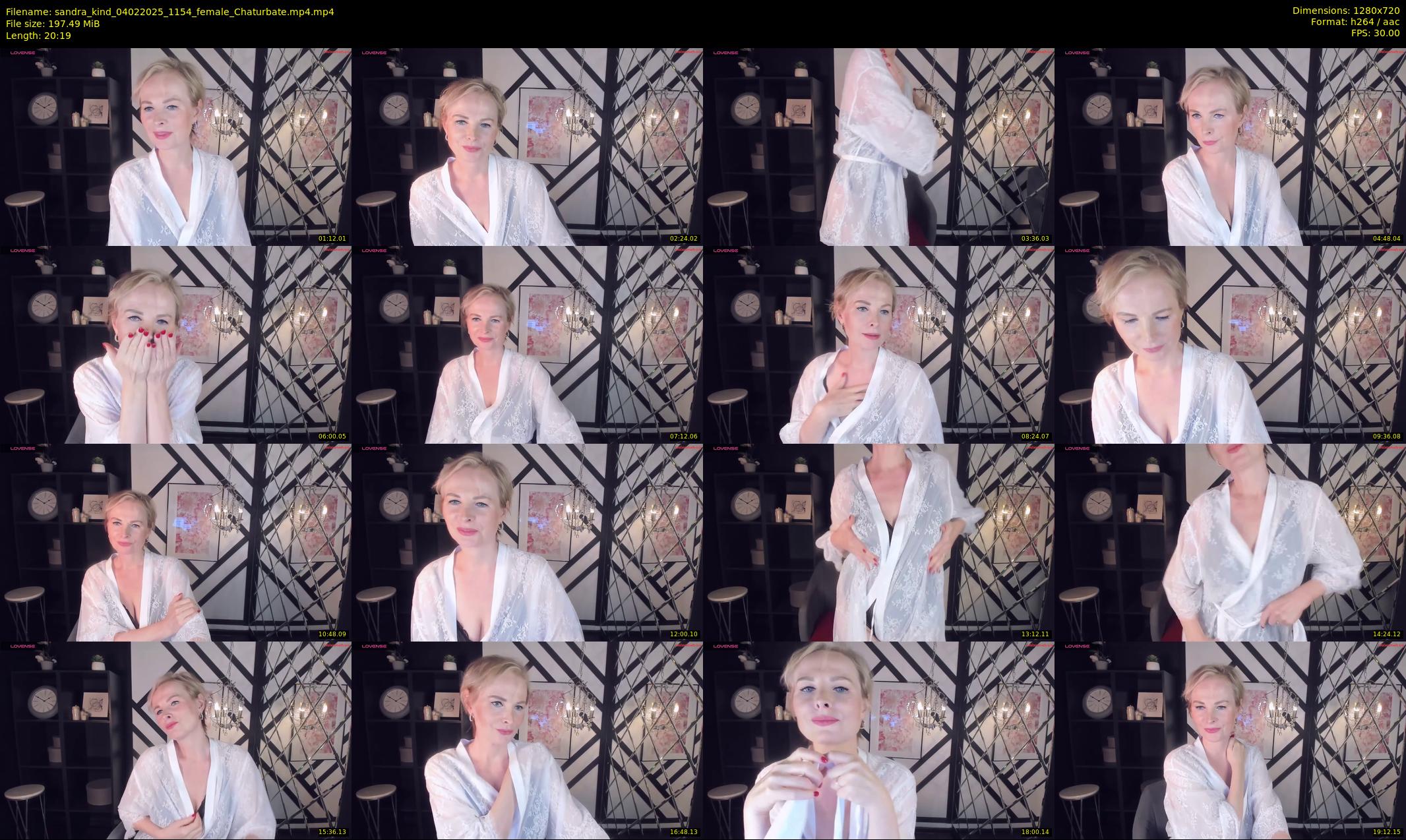 sandra_kind — 21 minute Chaturbate female cam show recording, 720p, Feb 4, 2025