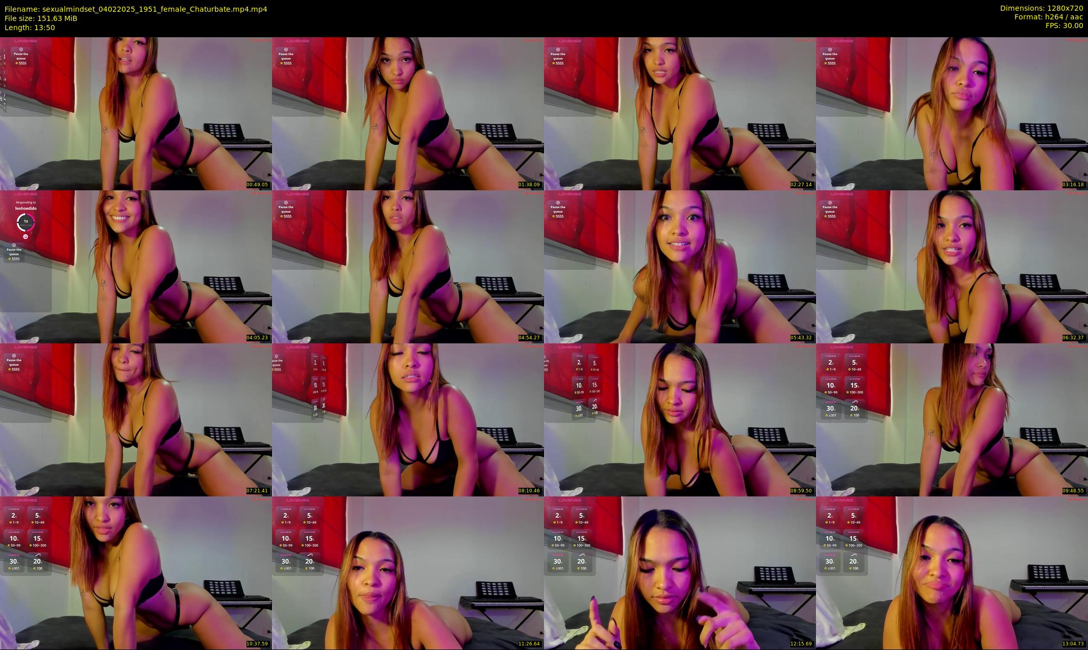 sexualmindset — 14 minute Chaturbate female cam show recording, 720p, Feb 4, 2025