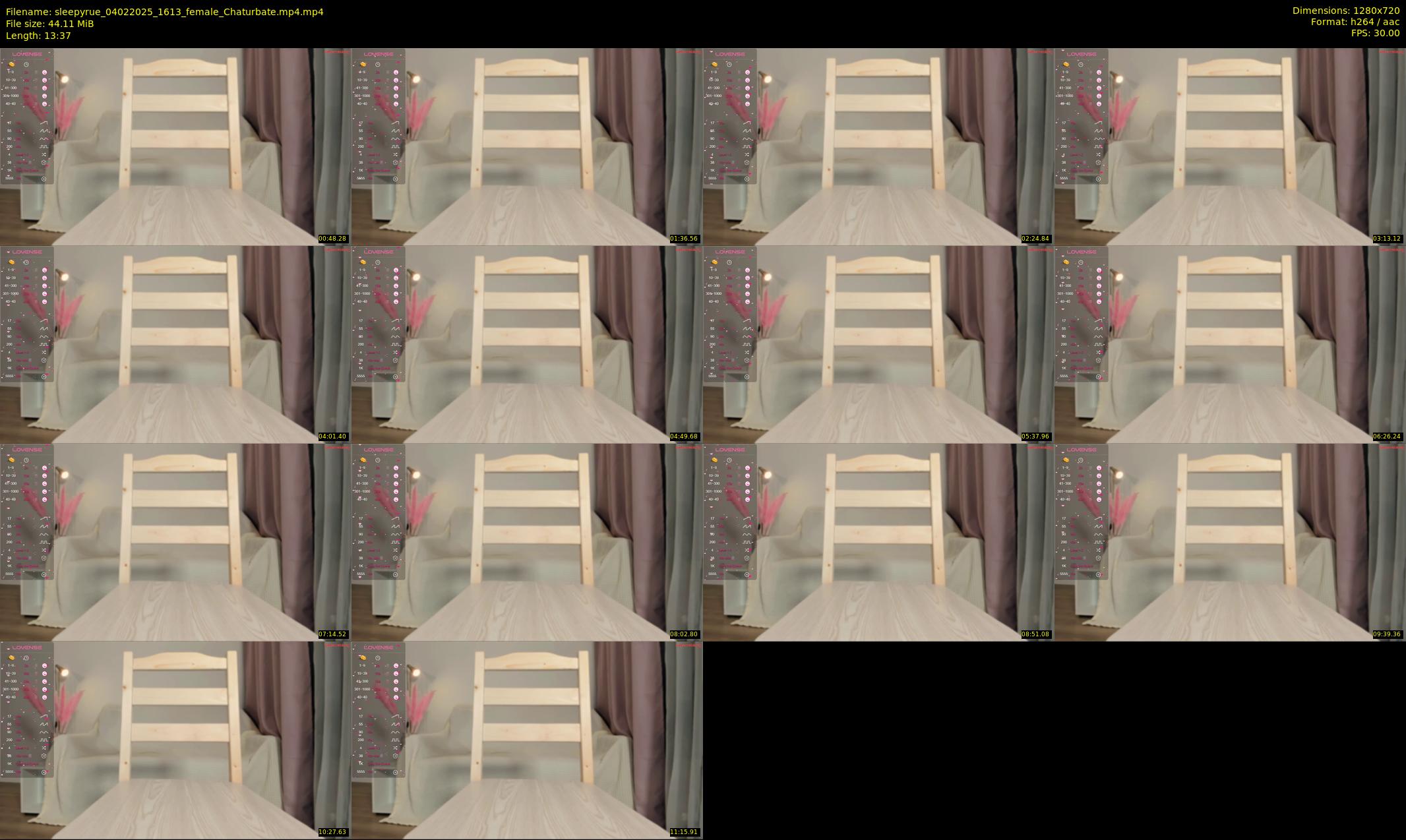 sleepyrue — 14 minute Chaturbate female cam show recording, 720p, Feb 4, 2025