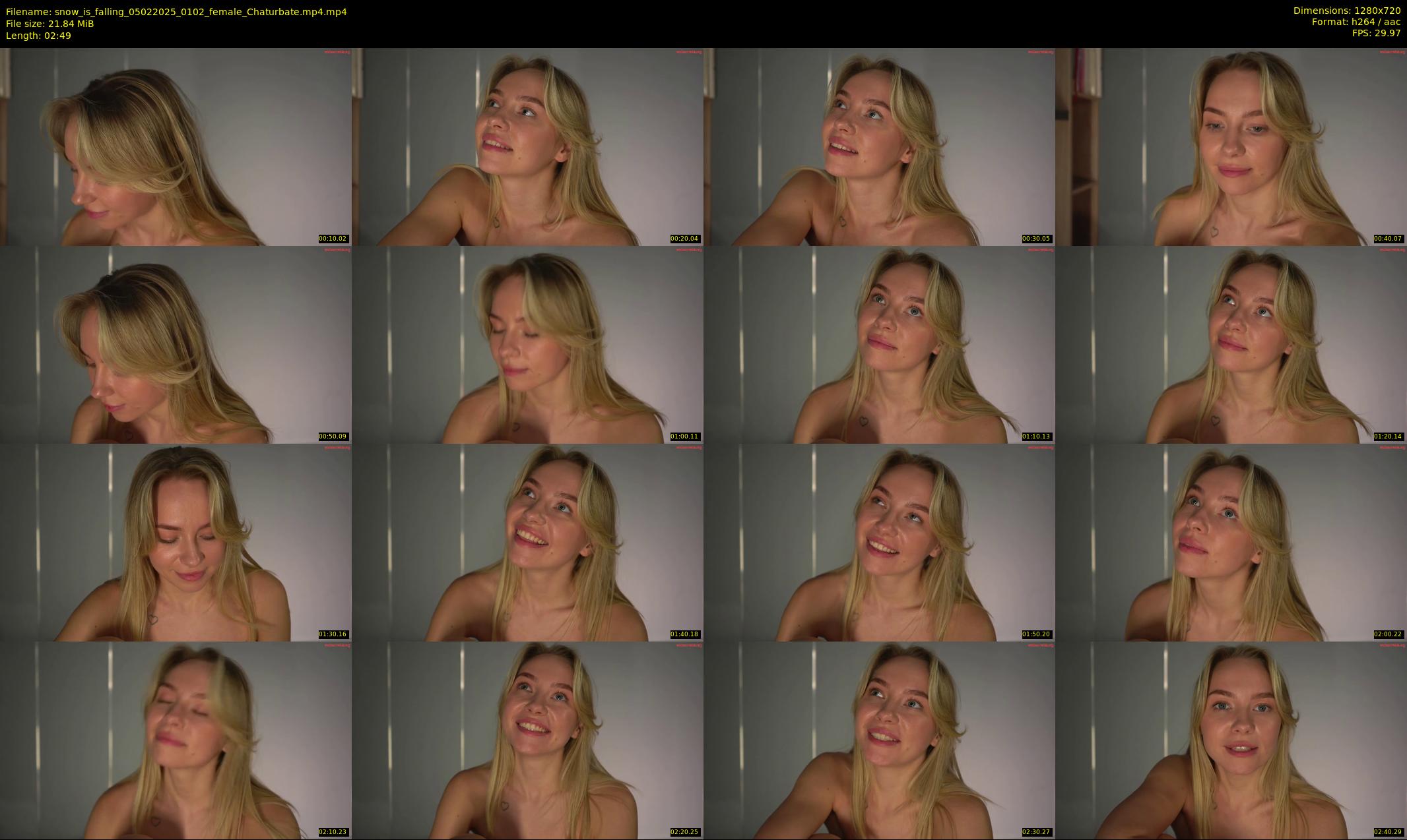 snow_is_falling — 3 minute Chaturbate female cam show recording, 720p, Feb 5, 2025