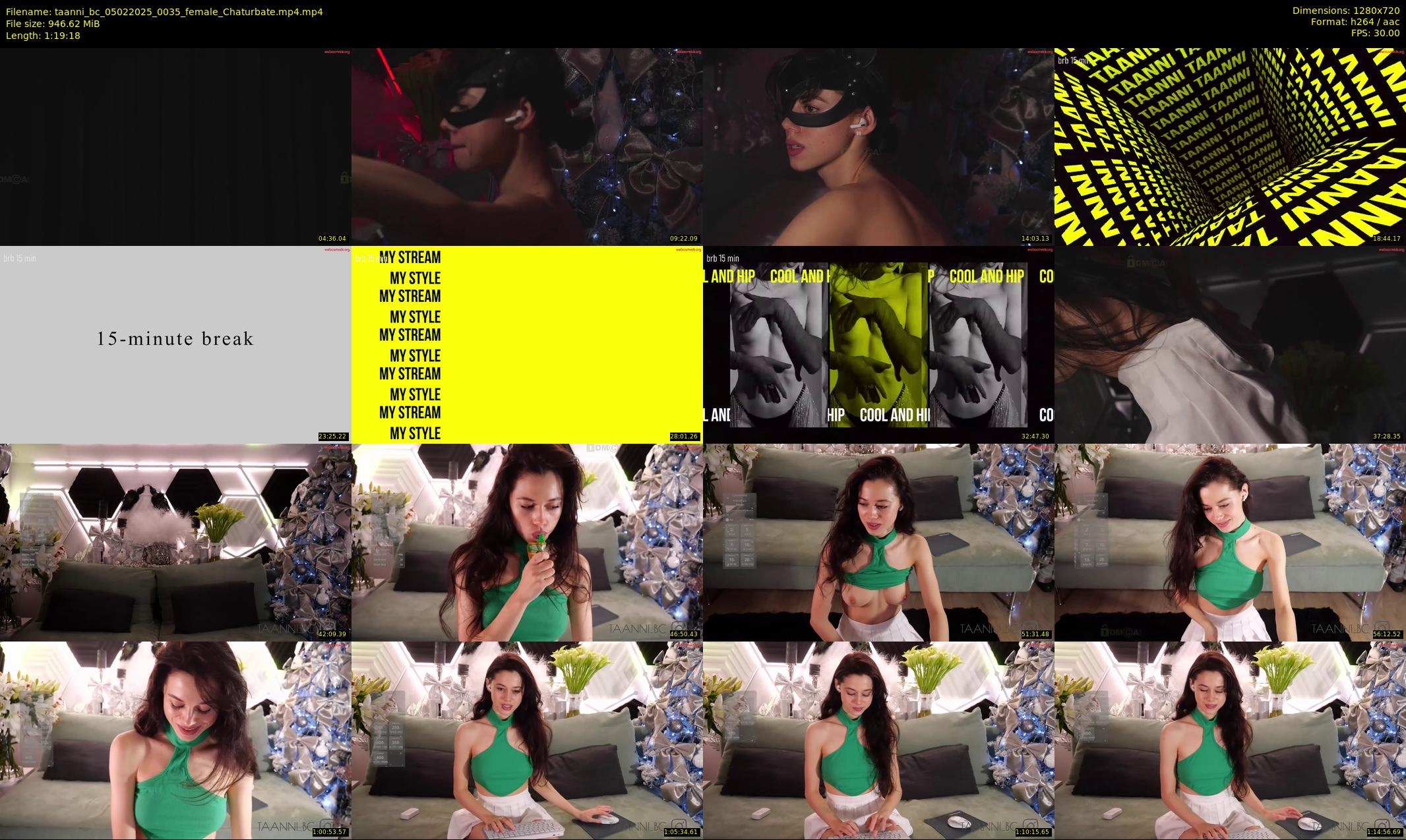 taanni_bc — 80 minute Chaturbate female cam show recording, 720p, Feb 5, 2025