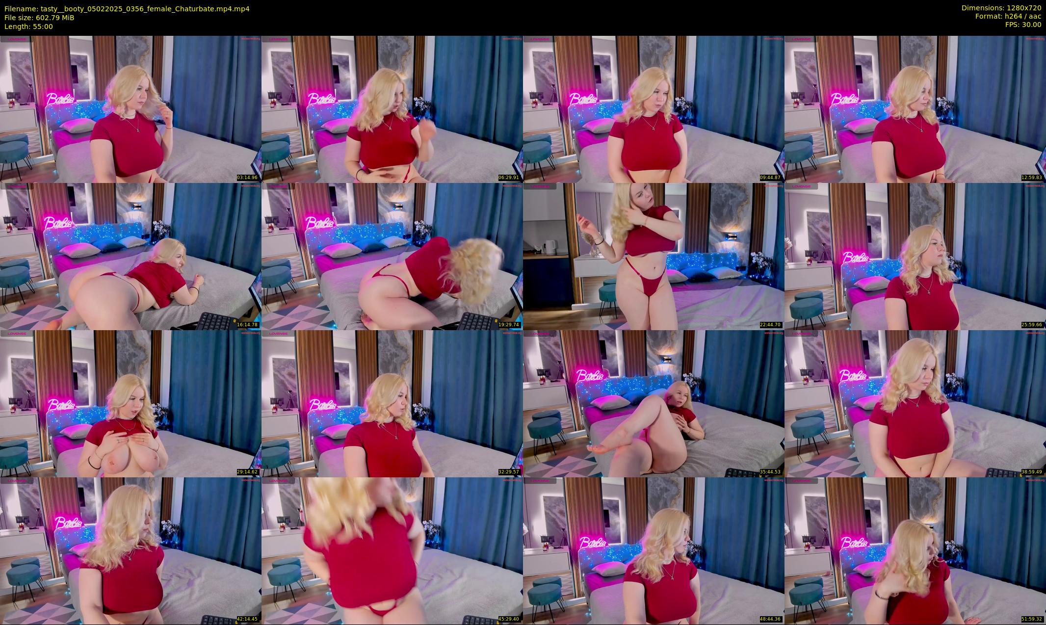tasty__booty — 55 minute Chaturbate female cam show recording, 720p, Feb 5, 2025