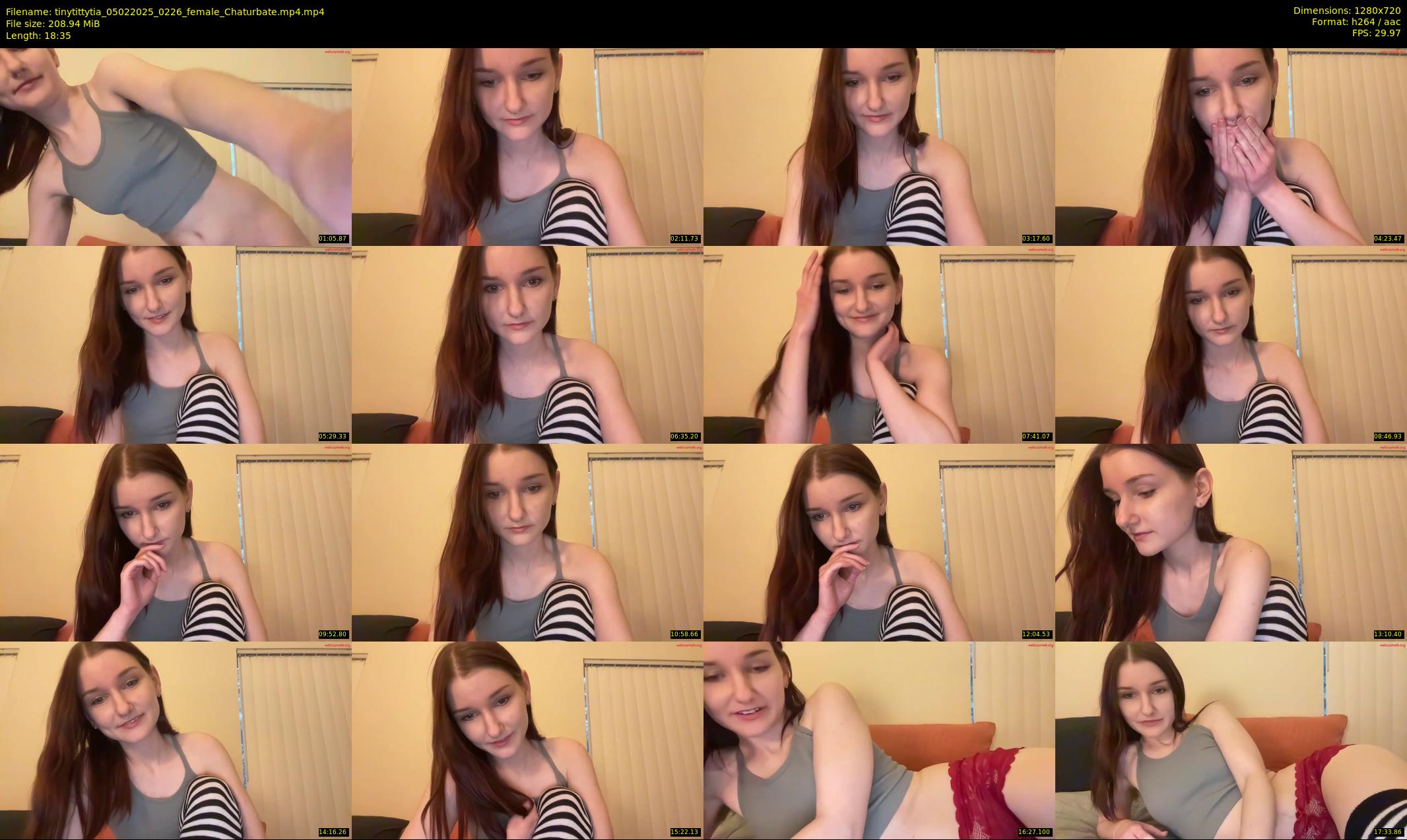 tinytittytia — 19 minute Chaturbate female cam show recording, 720p, Feb 5, 2025