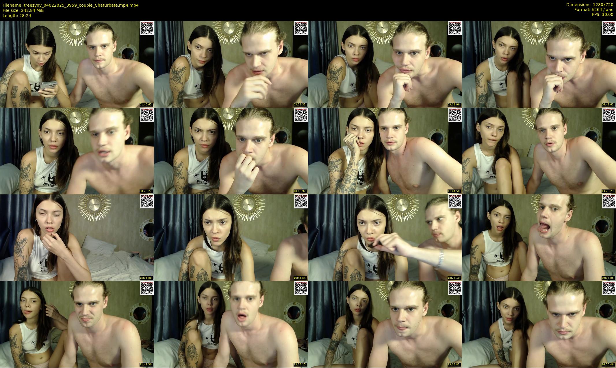 treezyny — 29 minute Chaturbate couple cam show recording, 720p, Feb 4, 2025
