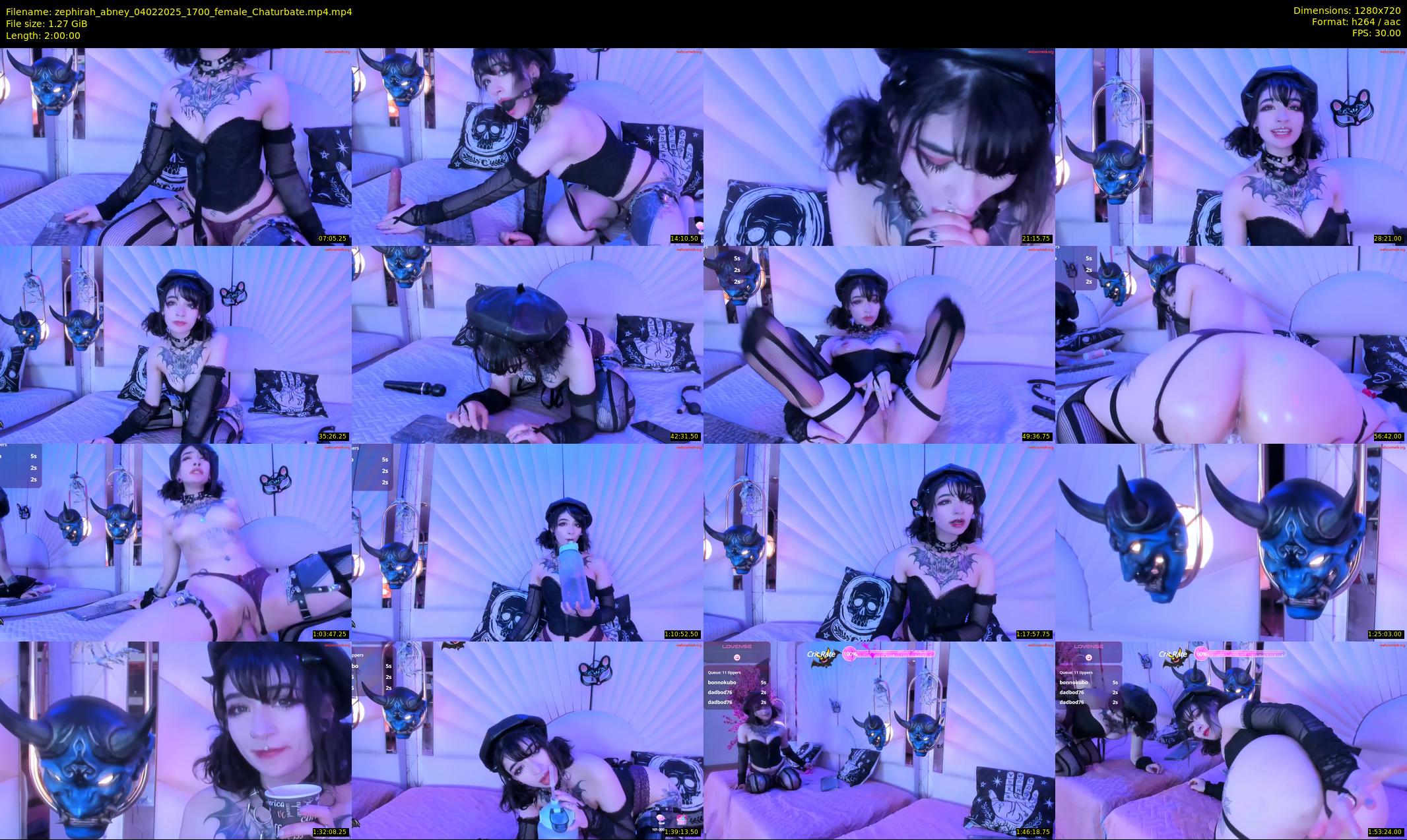 zephirah_abney — 120 minute Chaturbate female cam show recording, 720p, Feb 4, 2025