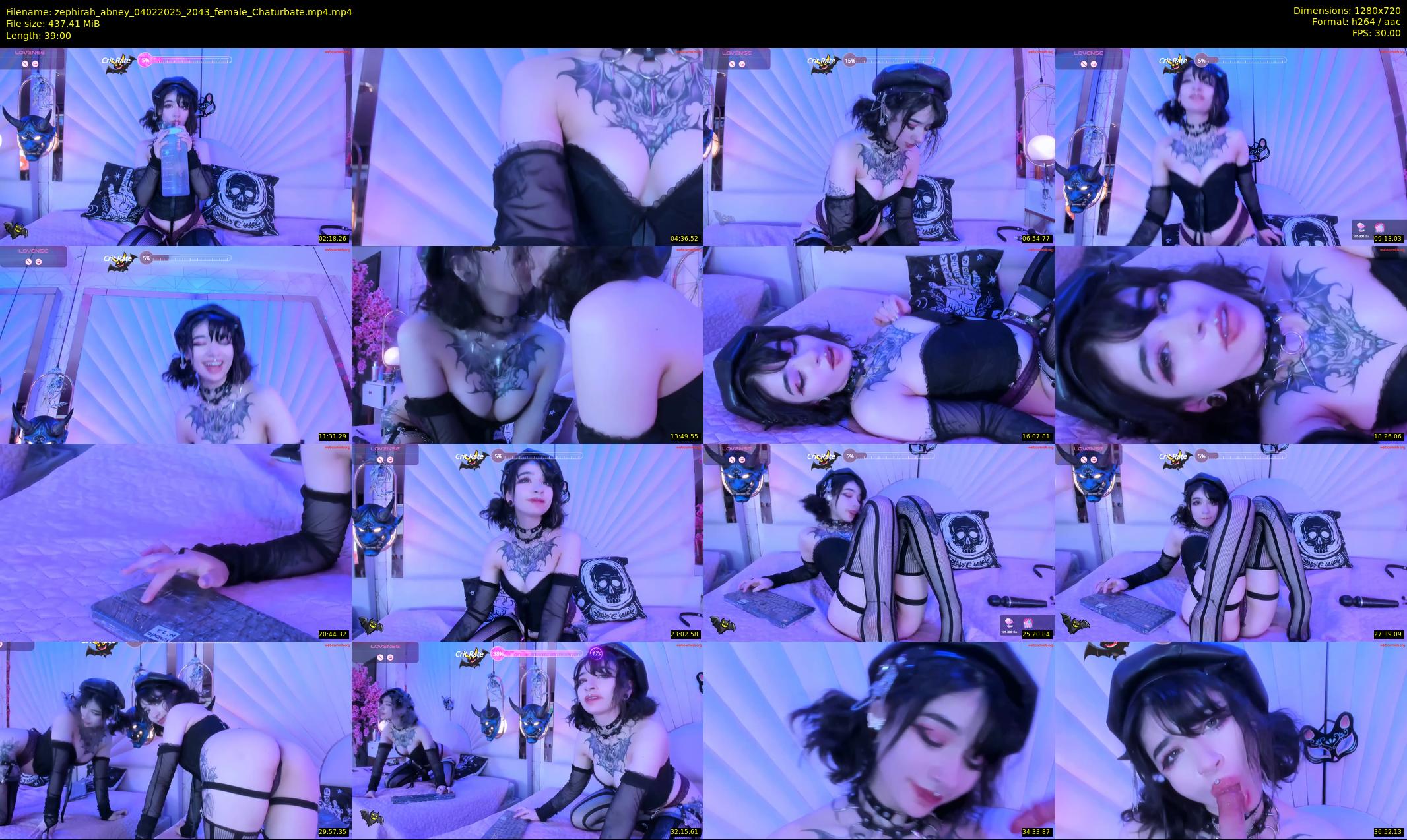 zephirah_abney — 39 minute Chaturbate female cam show recording, 720p, Feb 4, 2025