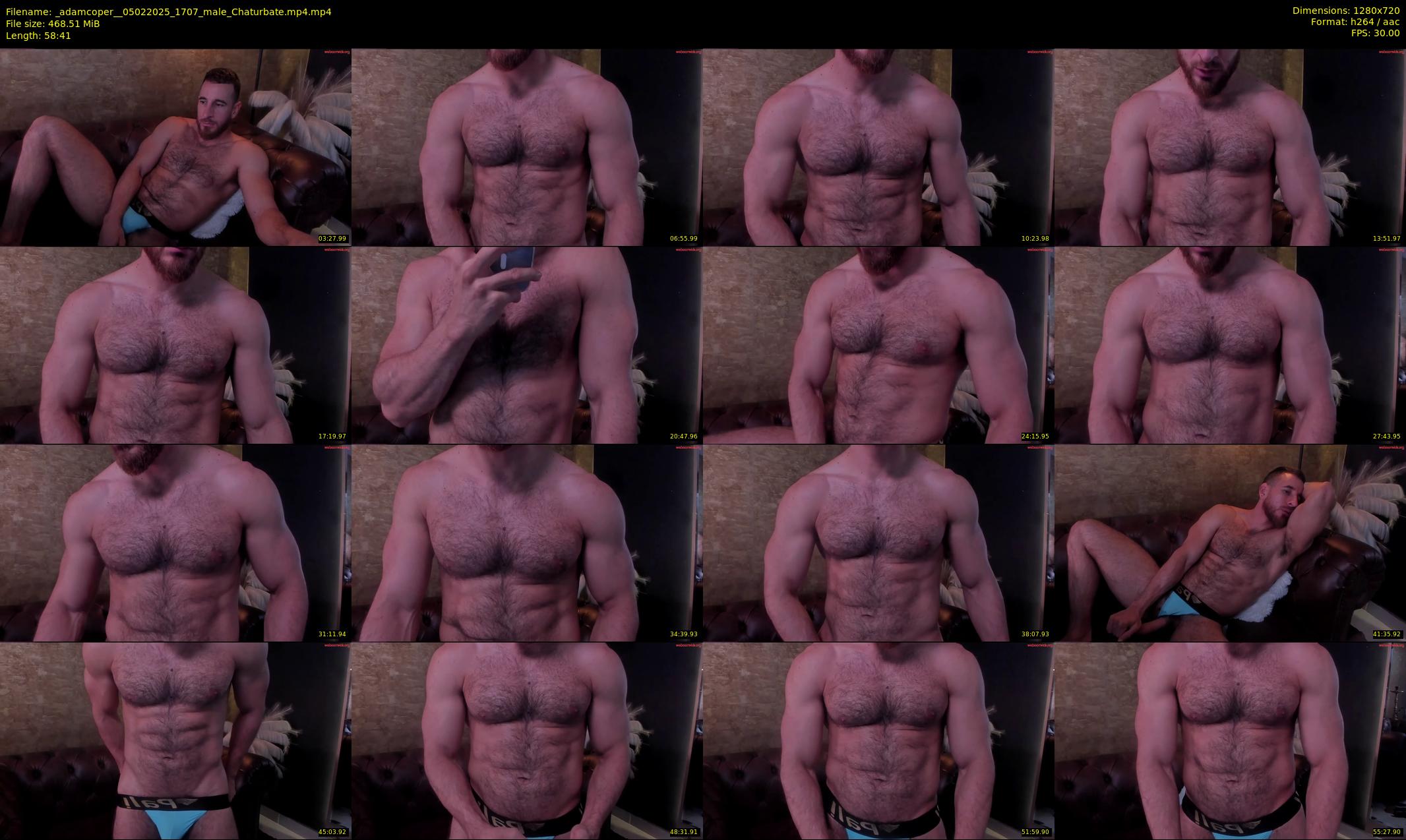 _adamcoper_ — 59 minute Chaturbate male cam show recording, 720p, Feb 5, 2025