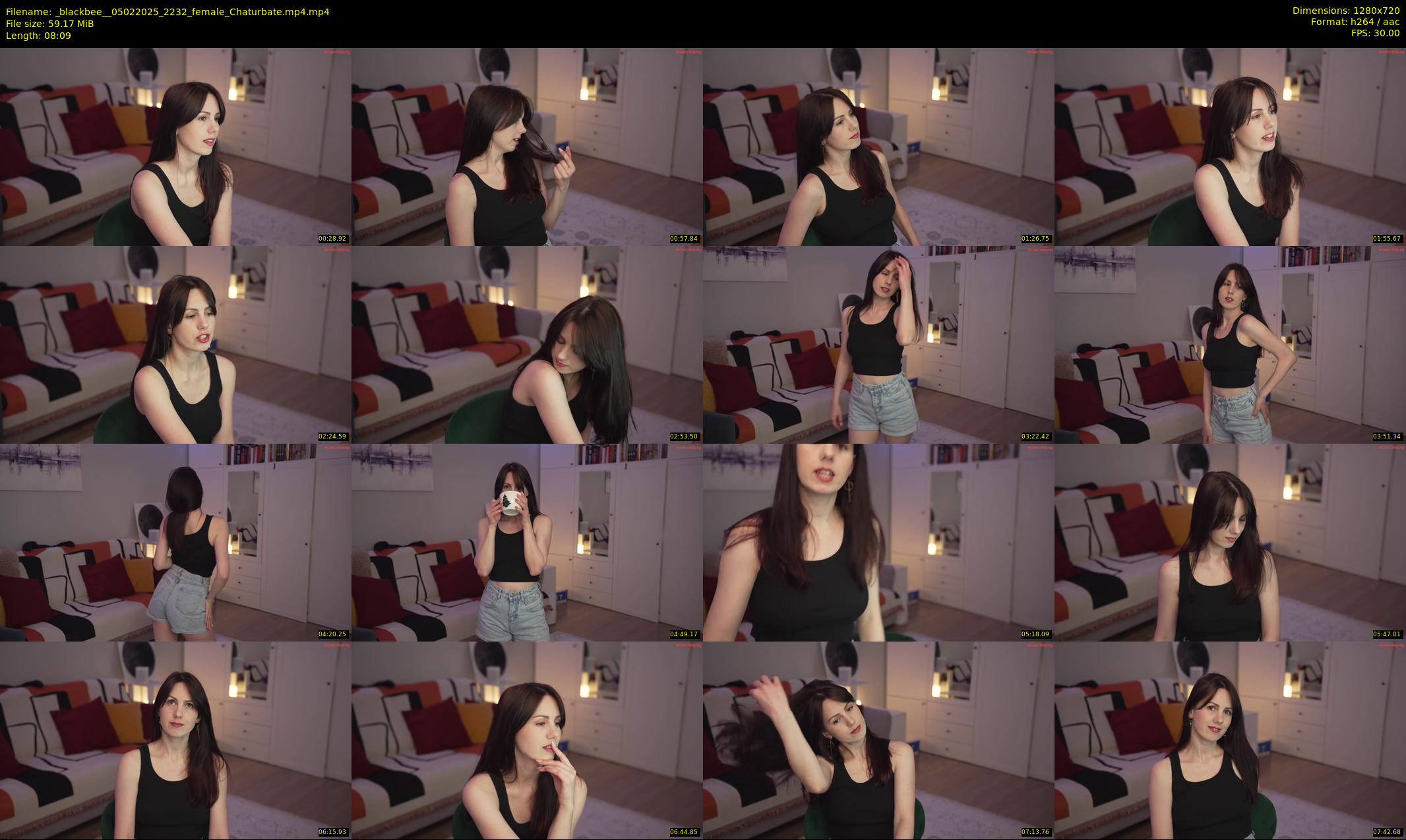 _blackbee_ — 9 minute Chaturbate female cam show recording, 720p, Feb 5, 2025