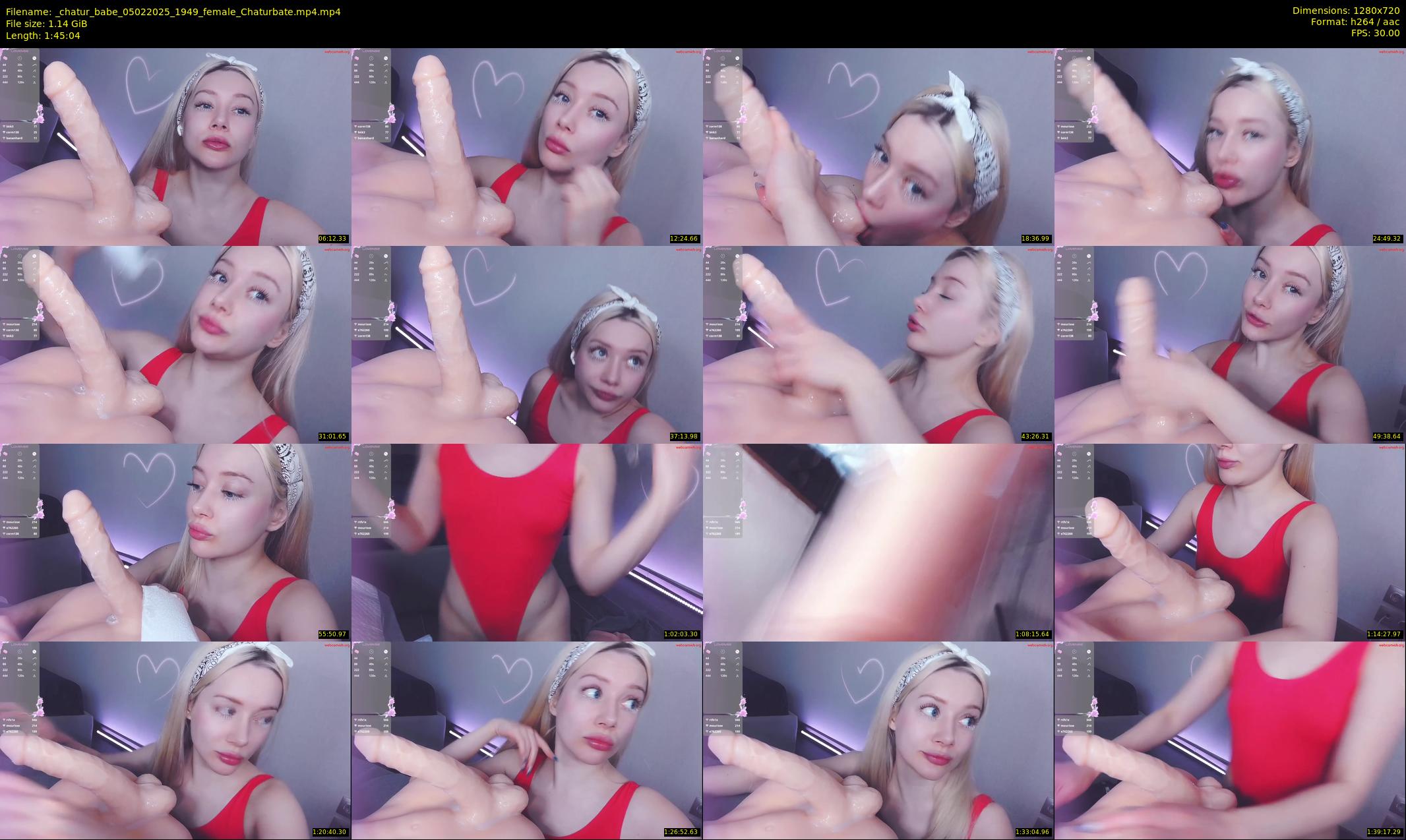 _chatur_babe — 106 minute Chaturbate female cam show recording, 720p, Feb 5, 2025