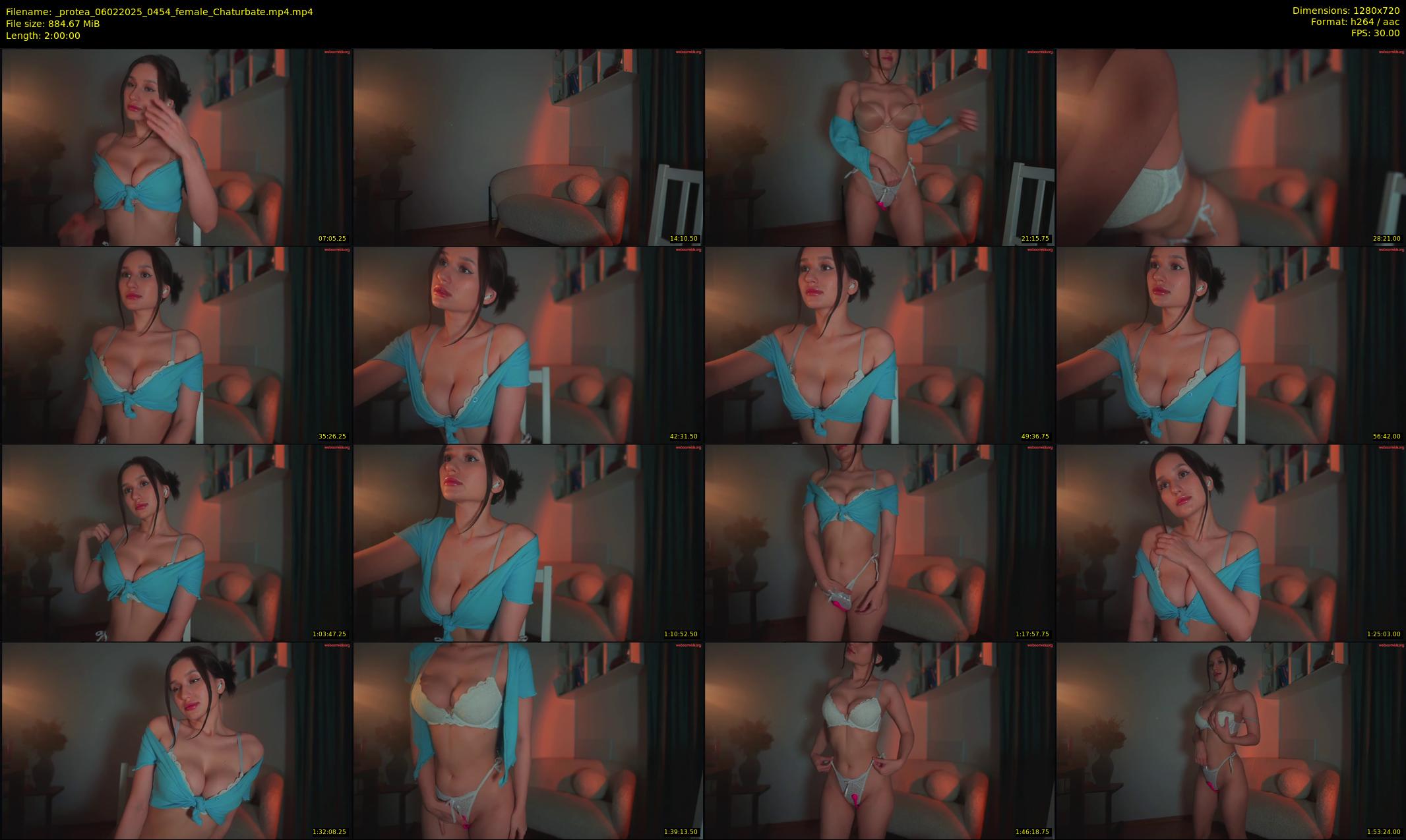 _protea — 120 minute Chaturbate female cam show recording, 720p, Feb 6, 2025
