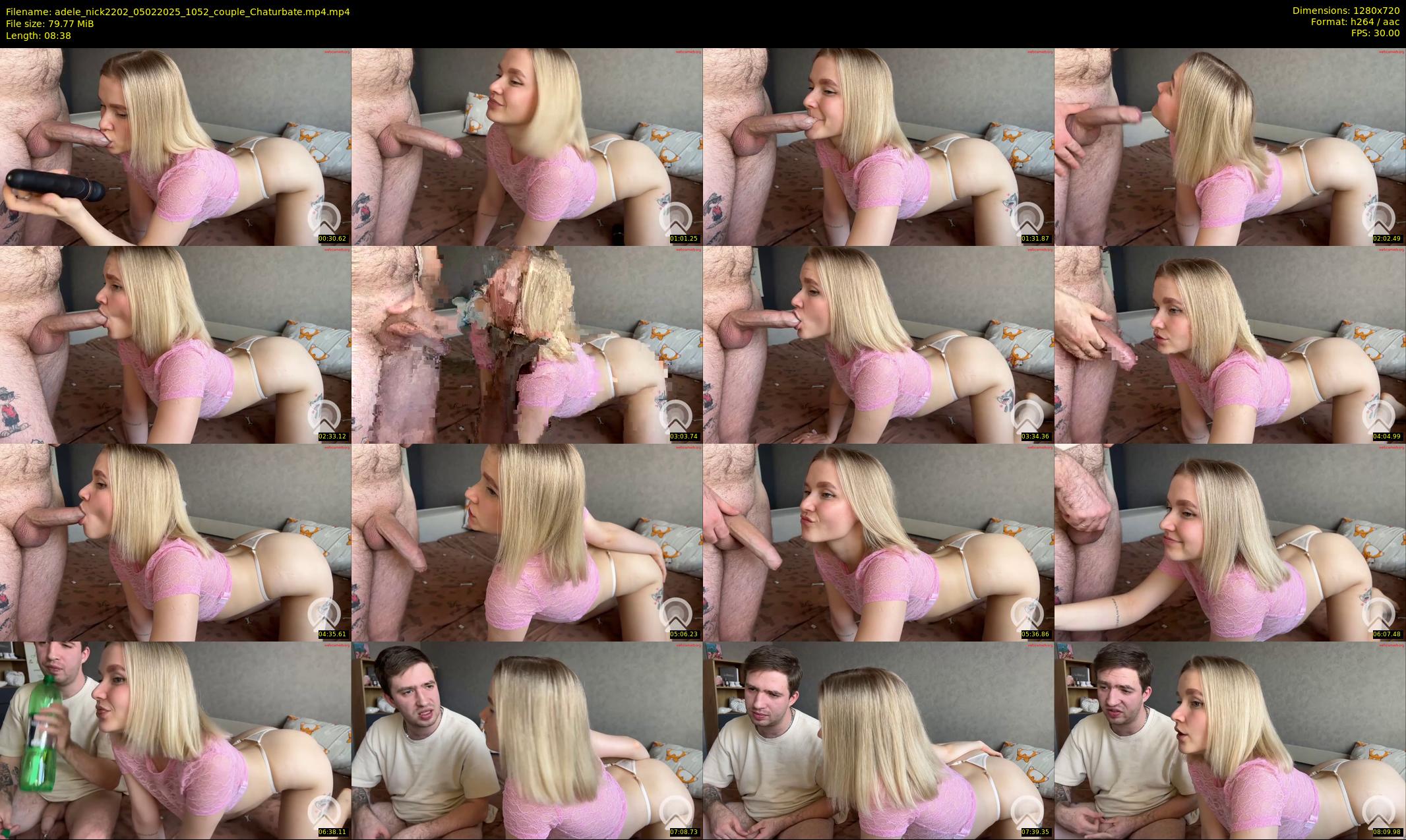 adele_nick2202 — 9 minute Chaturbate couple cam show recording, 720p, Feb 5, 2025