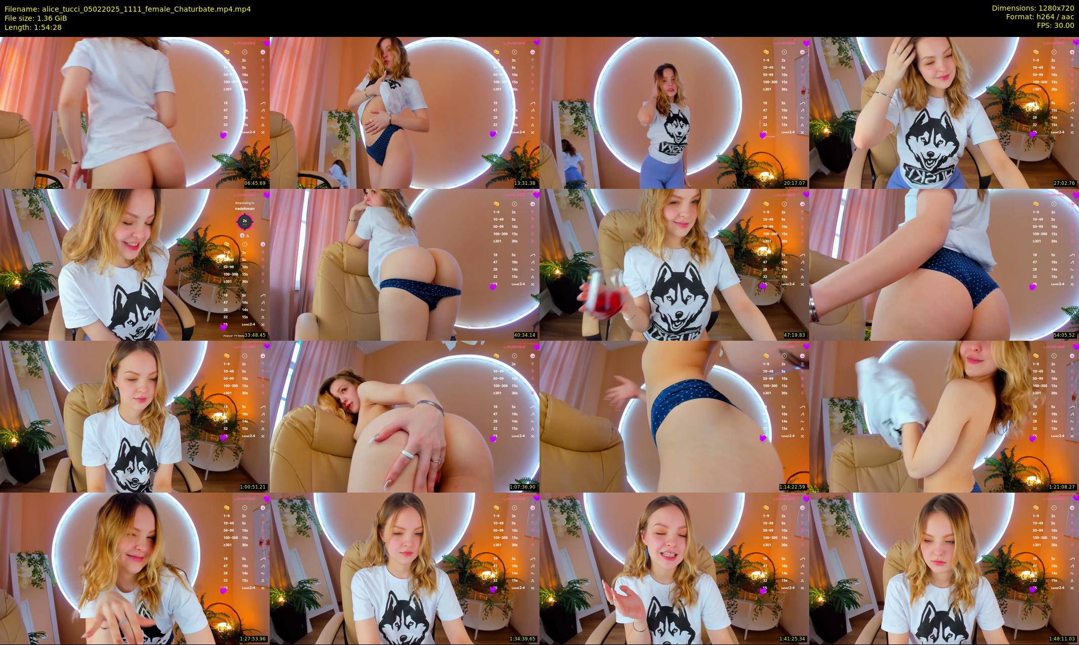 alice_tucci — 115 minute Chaturbate female cam show recording, 720p, Feb 5, 2025