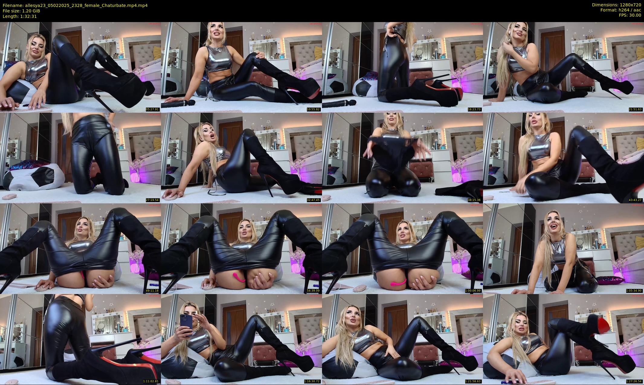 allesya23 — 93 minute Chaturbate female cam show recording, 720p, Feb 5, 2025