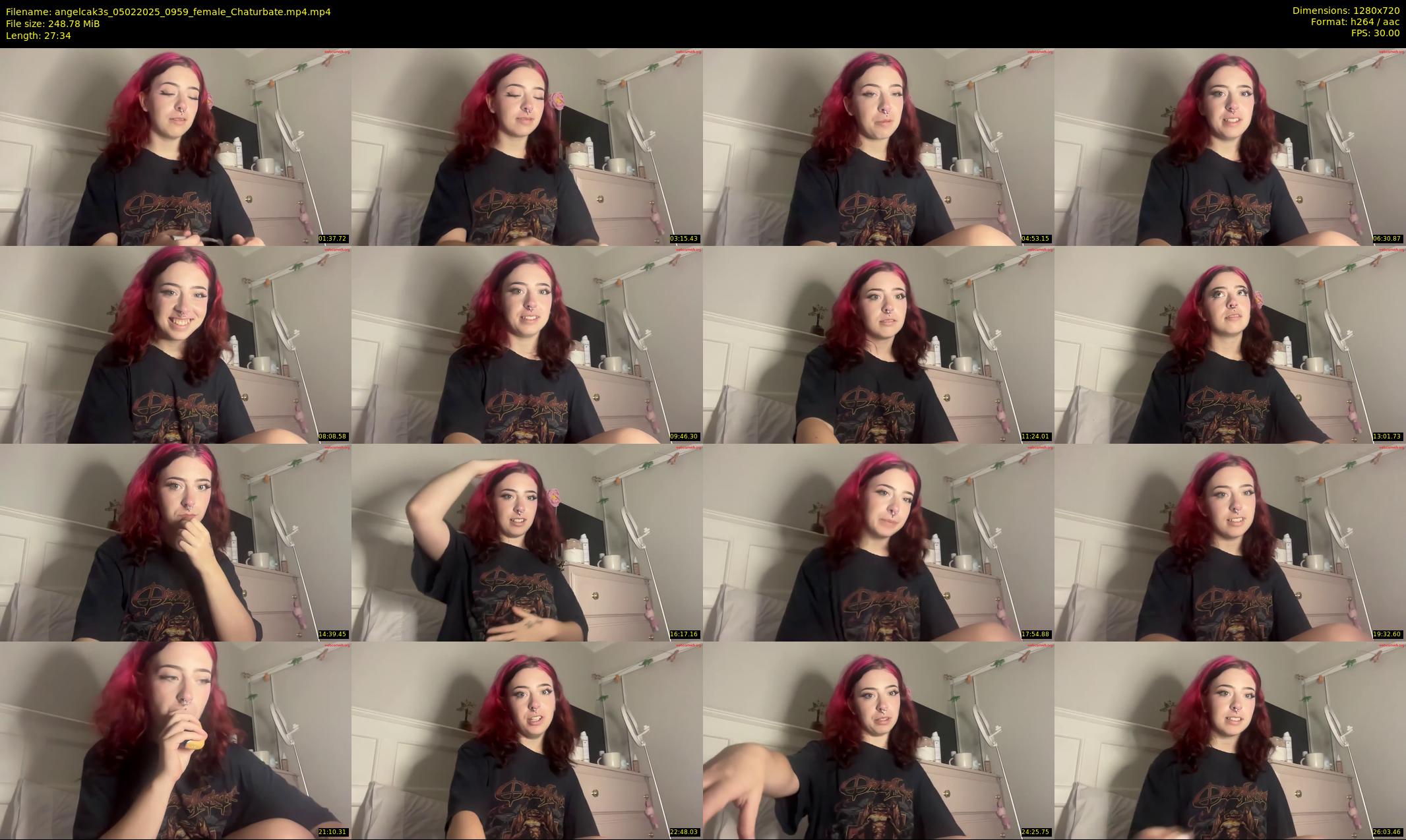 angelcak3s — 28 minute Chaturbate female cam show recording, 720p, Feb 5, 2025