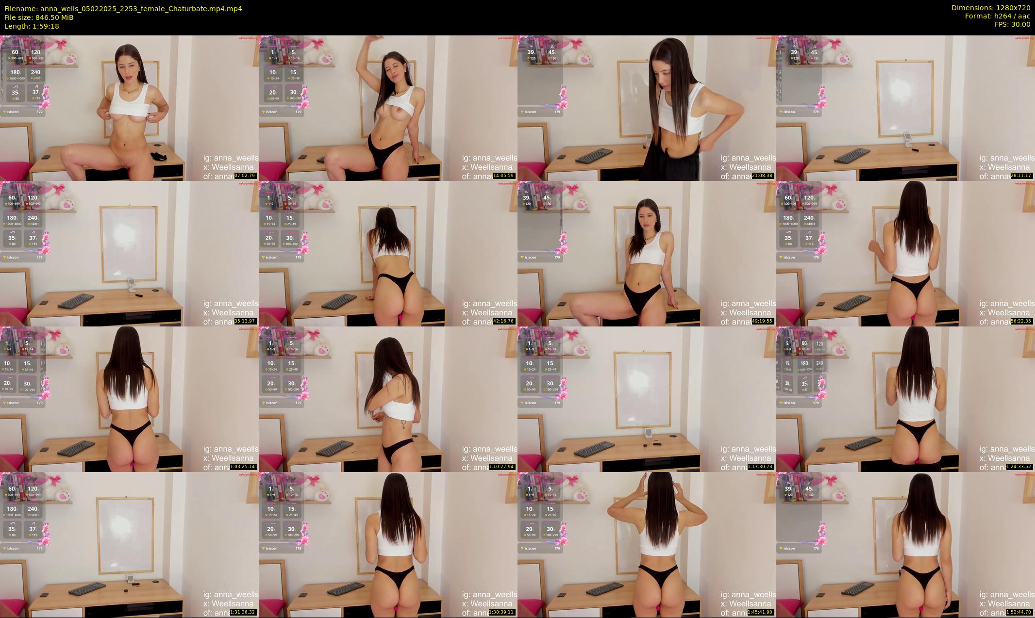 anna_wells — 120 minute Chaturbate female cam show recording, 720p, Feb 5, 2025