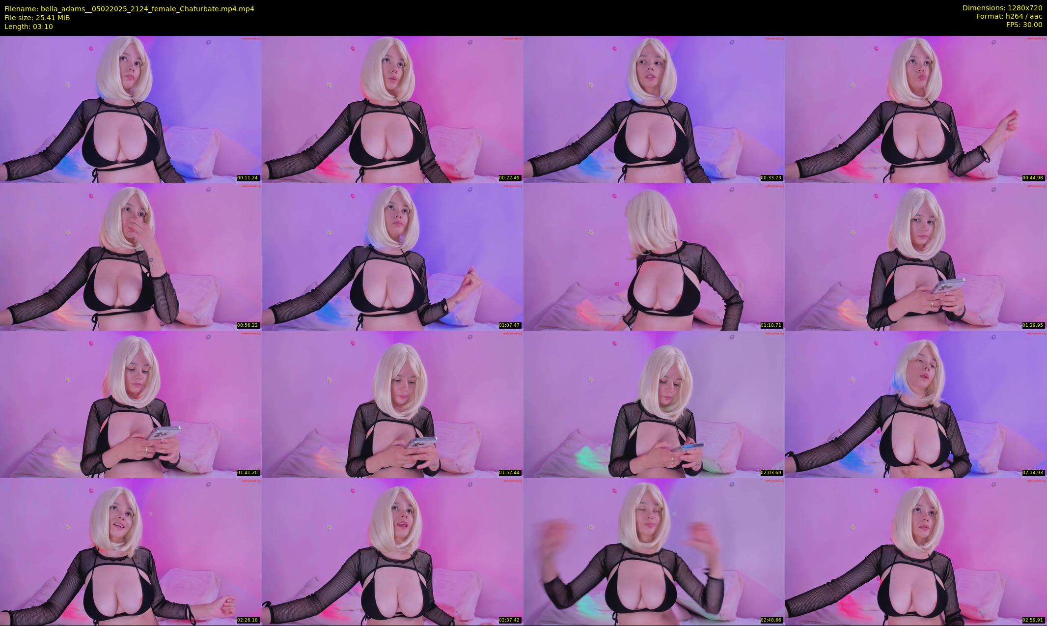bella_adams_ — 4 minute Chaturbate female cam show recording, 720p, Feb 5, 2025
