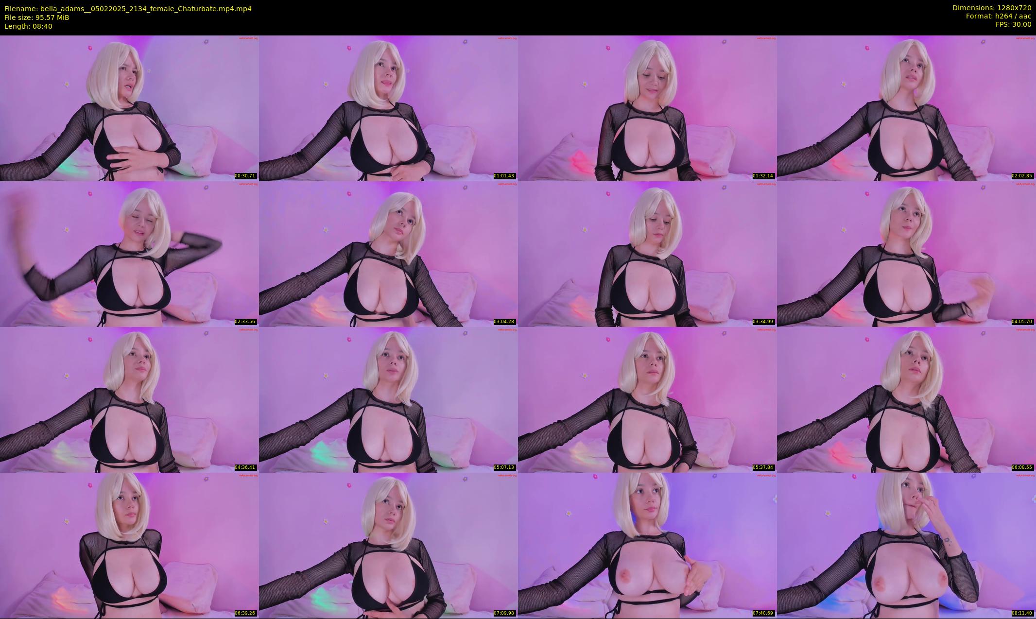 bella_adams_ — 9 minute Chaturbate female cam show recording, 720p, Feb 5, 2025