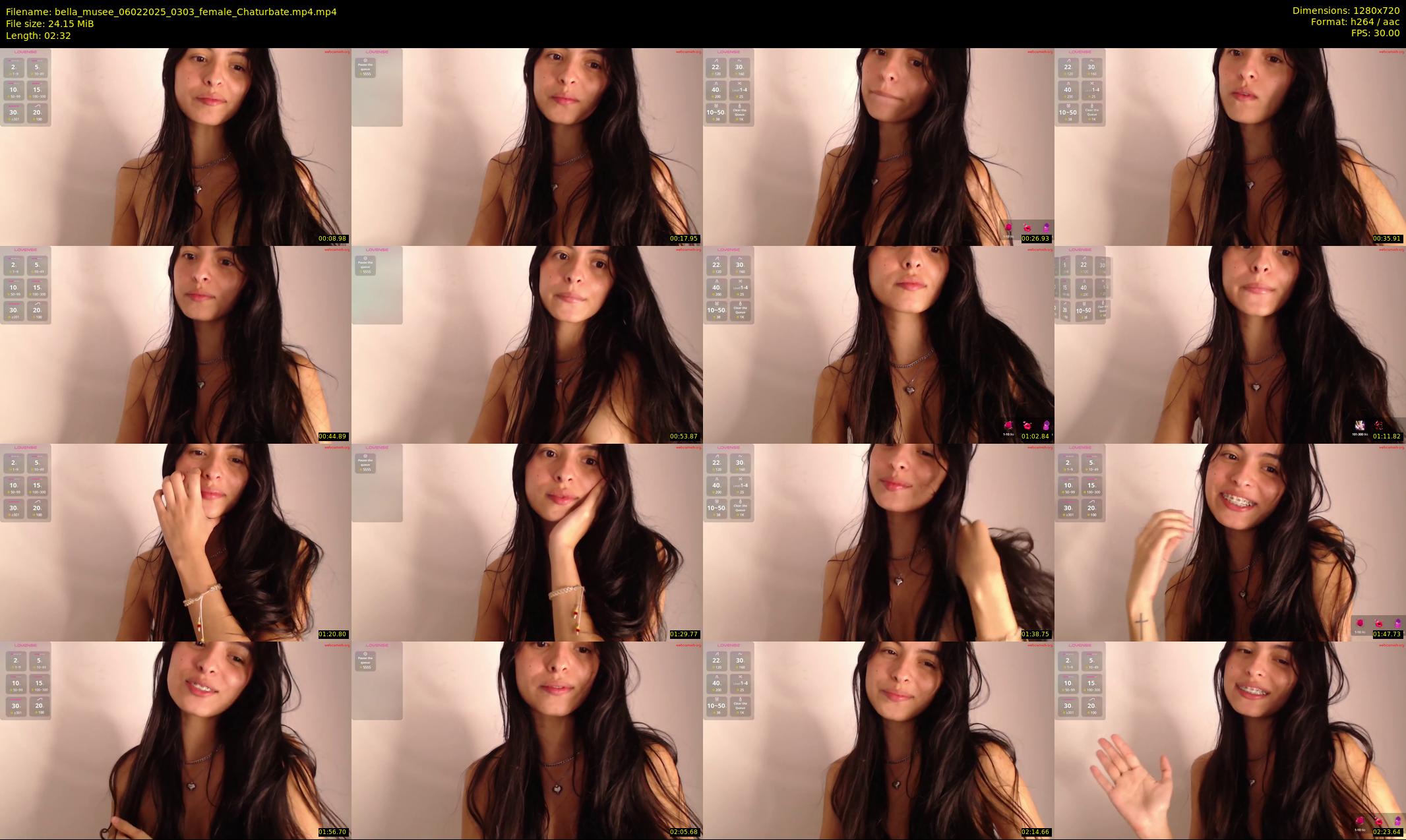 bella_musee — 3 minute Chaturbate female cam show recording, 720p, Feb 6, 2025