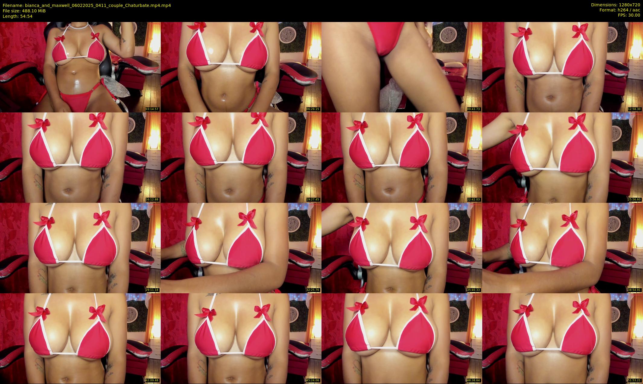 bianca_and_maxwell — 55 minute Chaturbate couple cam show recording, 720p, Feb 6, 2025