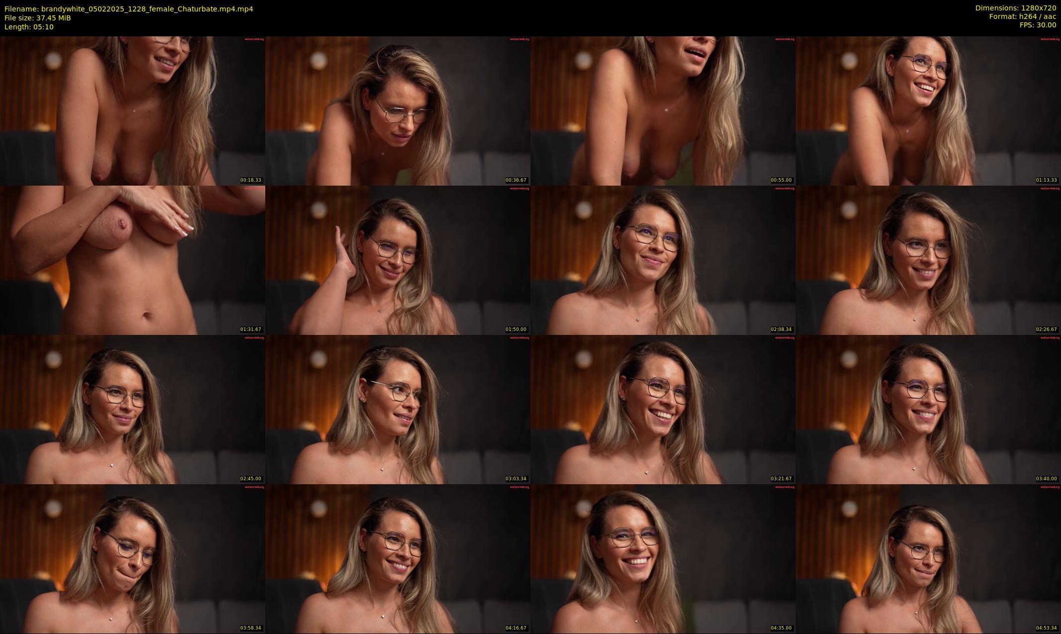 brandywhite — 6 minute Chaturbate female cam show recording, 720p, Feb 5, 2025