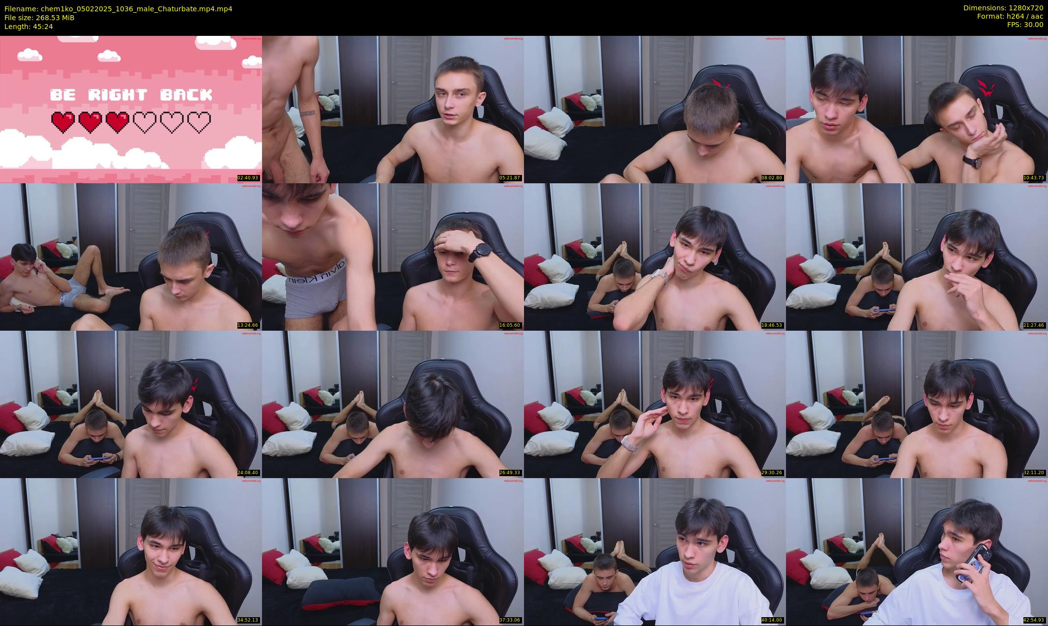 chem1ko — 46 minute Chaturbate male cam show recording, 720p, Feb 5, 2025