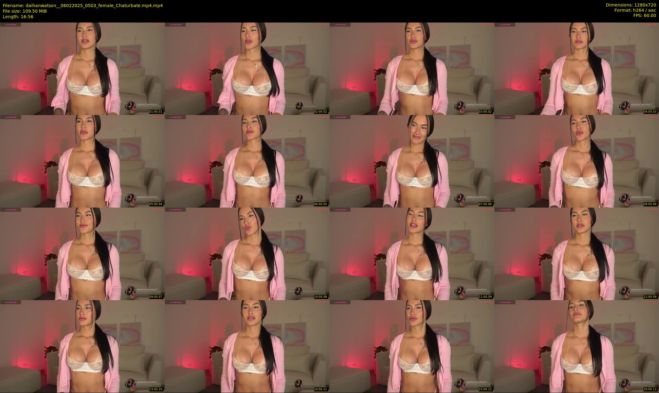 daihanwatson_ — 17 minute Chaturbate female cam show recording, 720p, Feb 6, 2025