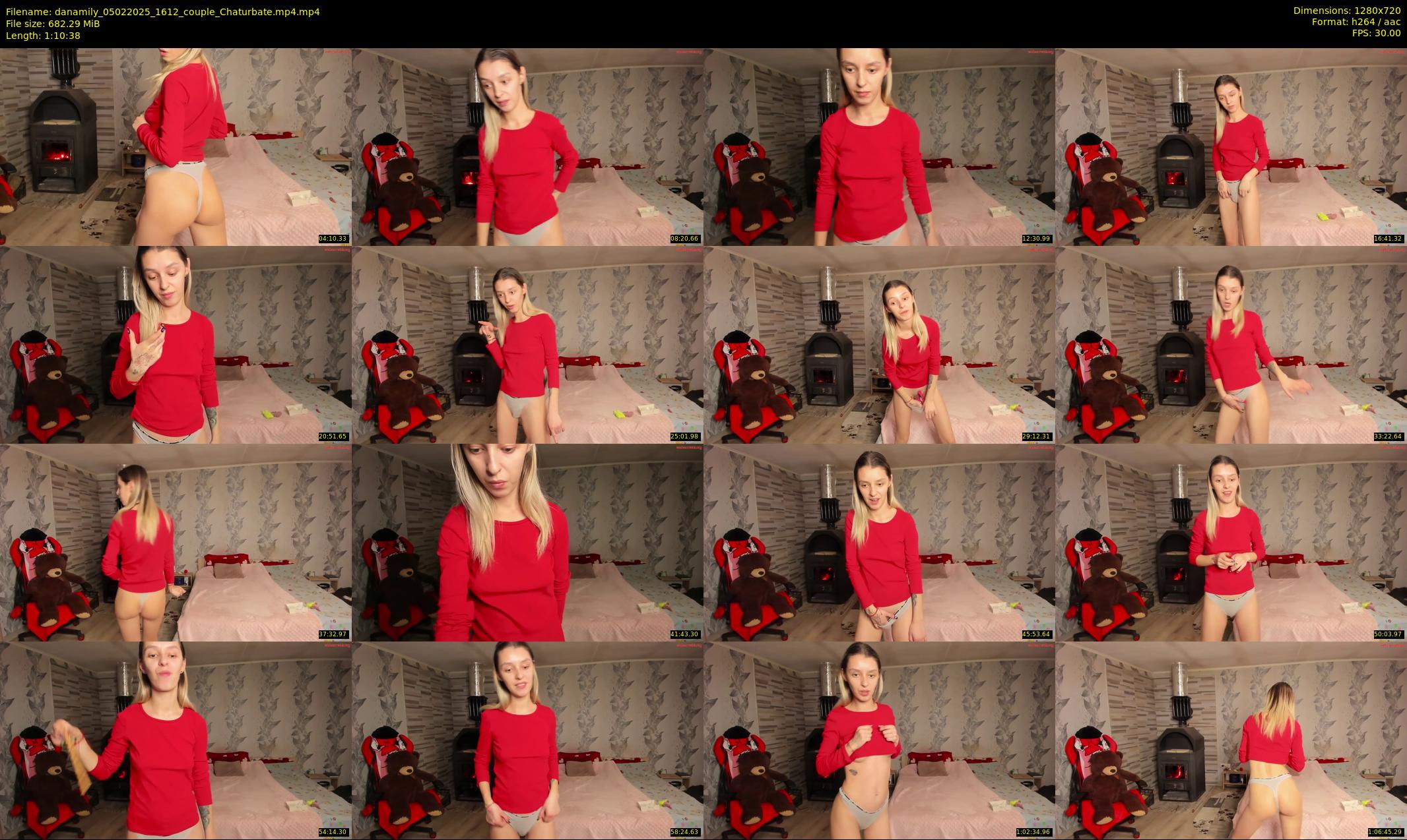 danamily — 71 minute Chaturbate female cam show recording, 720p, Feb 5, 2025