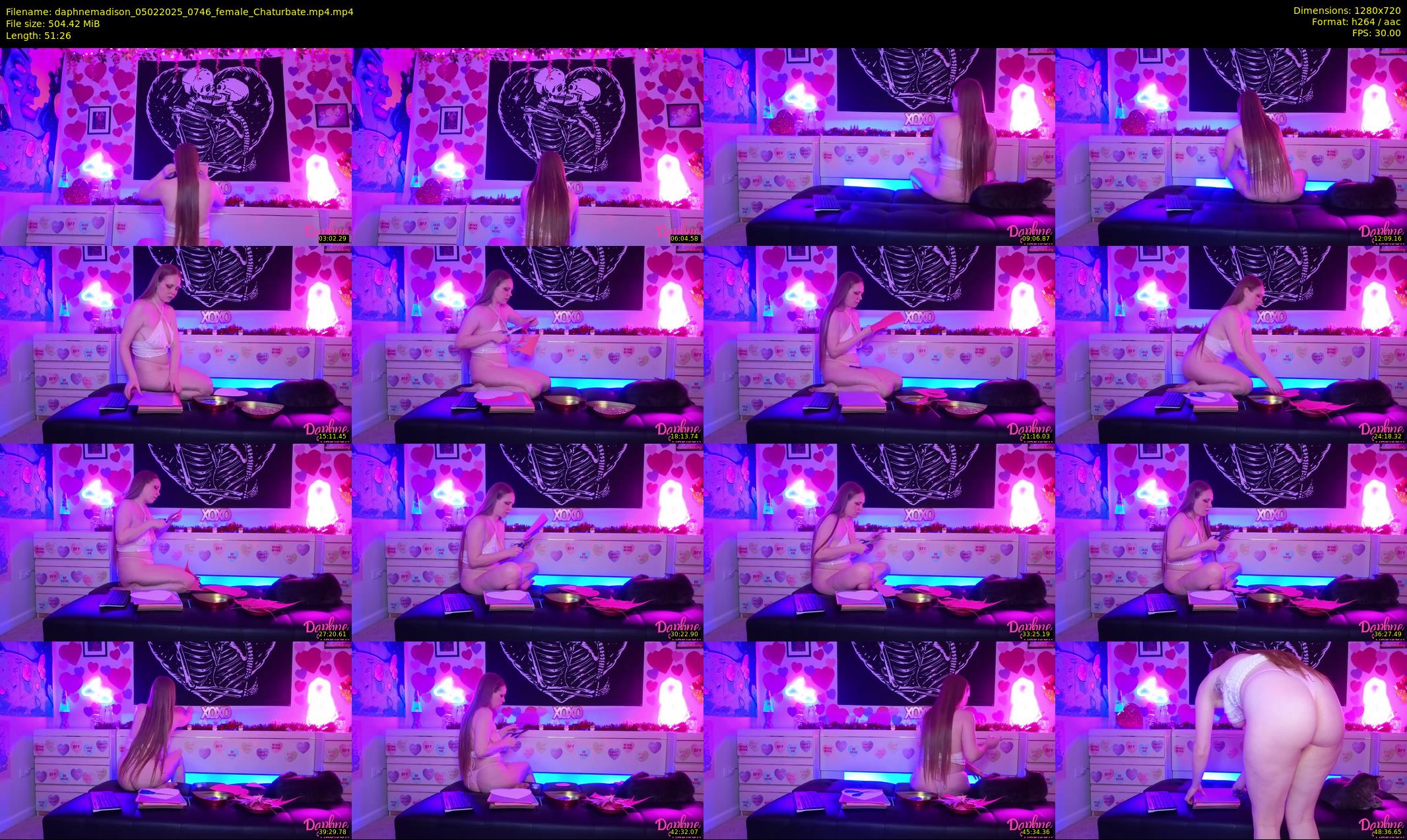daphnemadison — 52 minute Chaturbate couple cam show recording, 720p, Feb 5, 2025