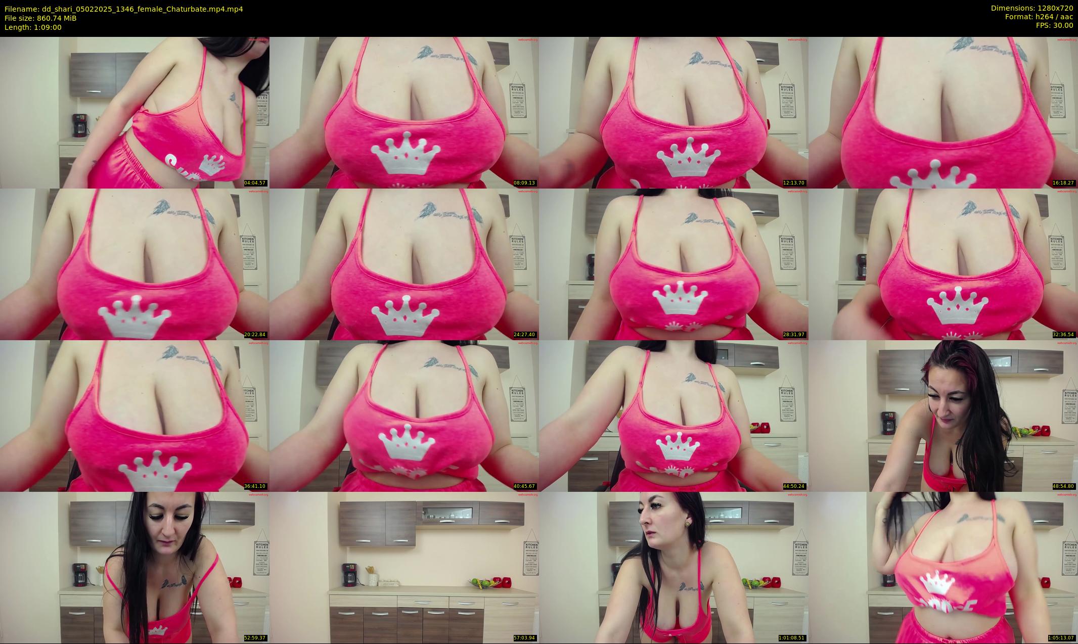 dd_shari — 69 minute Chaturbate female cam show recording, 720p, Feb 5, 2025