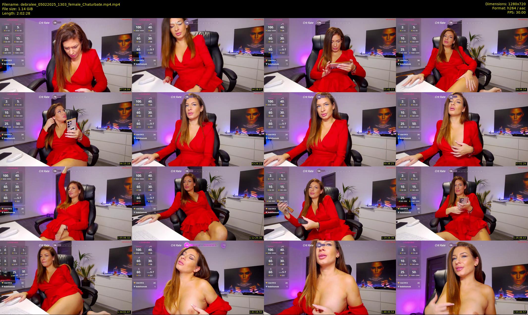 debralee — 123 minute Chaturbate female cam show recording, 720p, Feb 5, 2025