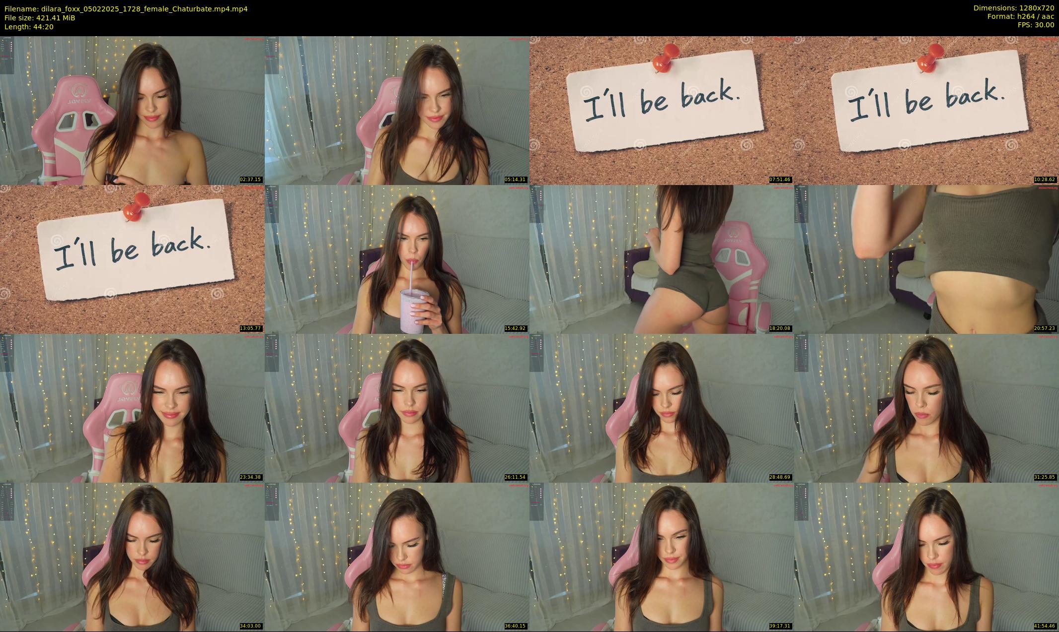 dilara_foxx — 45 minute Chaturbate female cam show recording, 720p, Feb 5, 2025