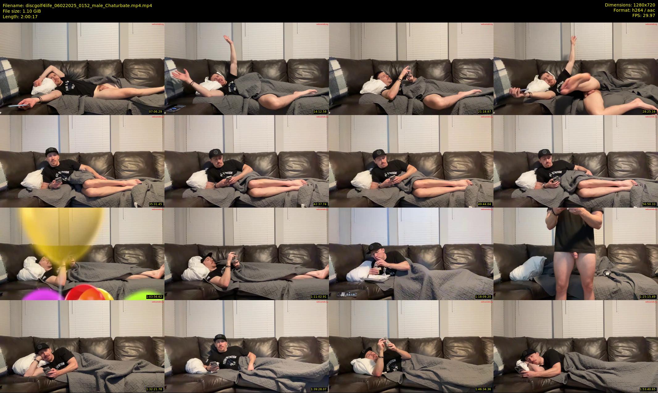 discgolf4life — 121 minute Chaturbate male cam show recording, 720p, Feb 6, 2025
