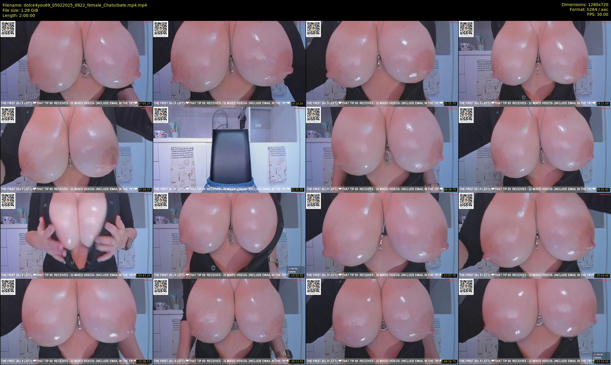 dolce4you69 — 120 minute Chaturbate female cam show recording, 720p, Feb 5, 2025