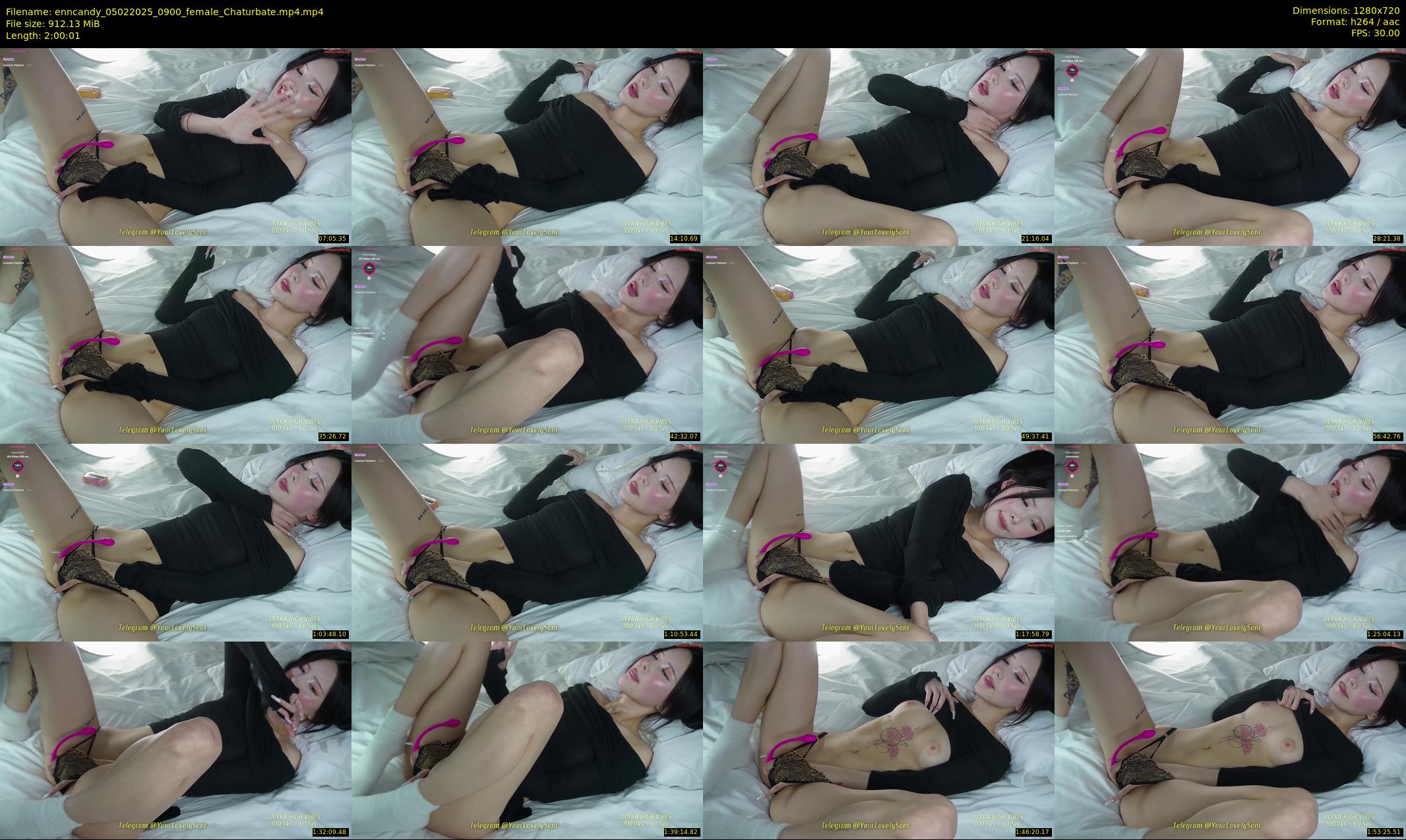 enncandy — 121 minute Chaturbate female cam show recording, 720p, Feb 5, 2025