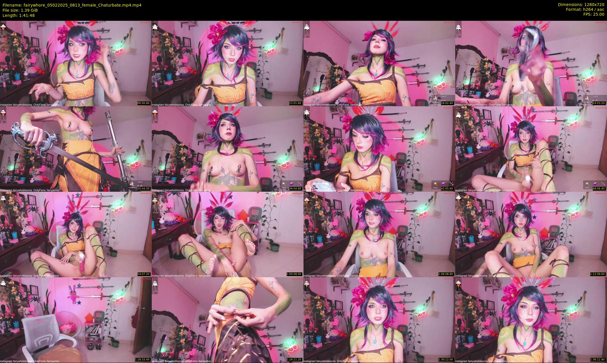 fairywhore — 102 minute Chaturbate female cam show recording, 720p, Feb 5, 2025