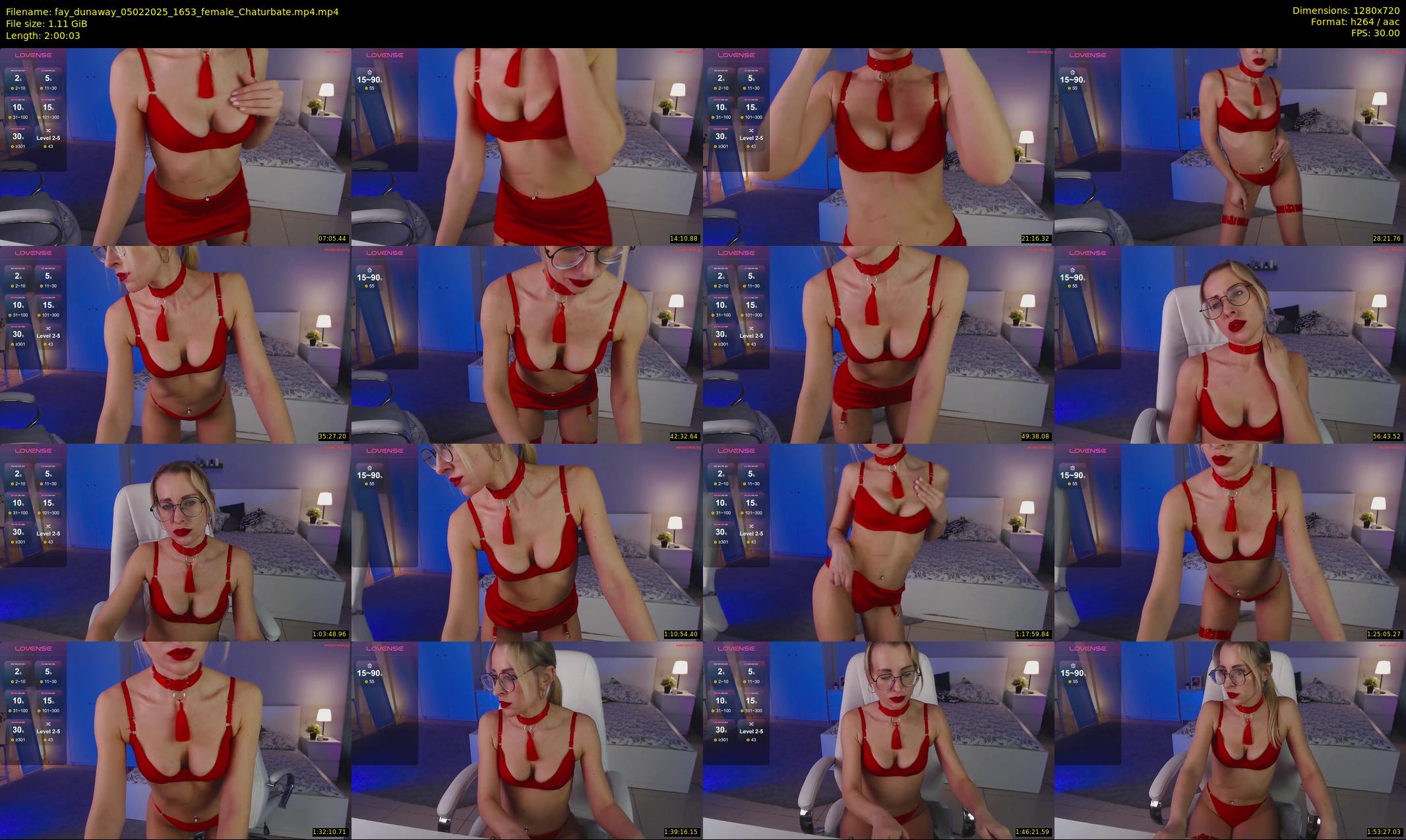 fay_dunaway — 121 minute Chaturbate female cam show recording, 720p, Feb 5, 2025