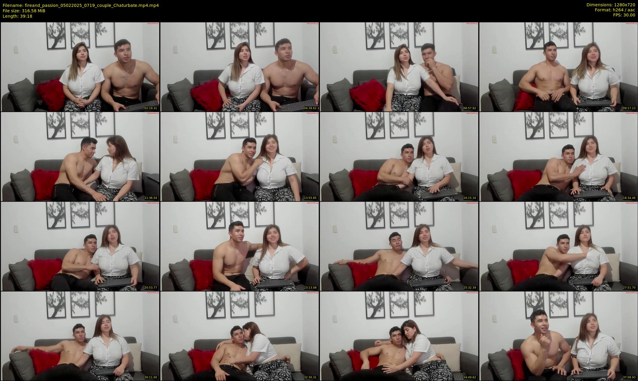 fireand_passion — 40 minute Chaturbate couple cam show recording, 720p, Feb 5, 2025