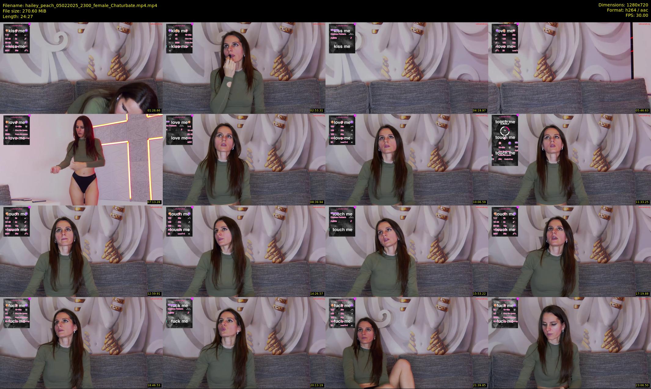 hailey_peach — 25 minute Chaturbate female cam show recording, 720p, Feb 5, 2025