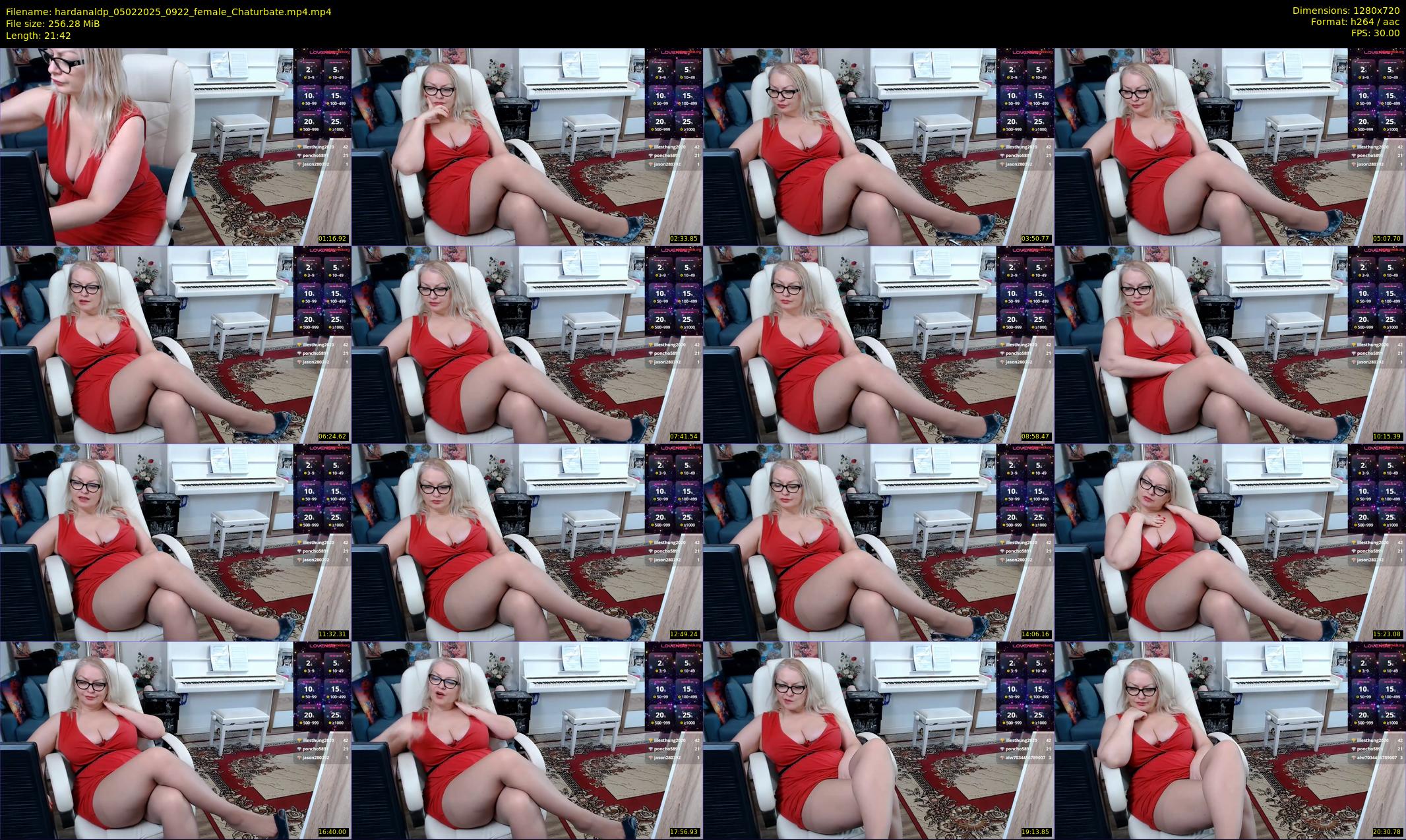 hardanaldp — 22 minute Chaturbate female cam show recording, 720p, Feb 5, 2025