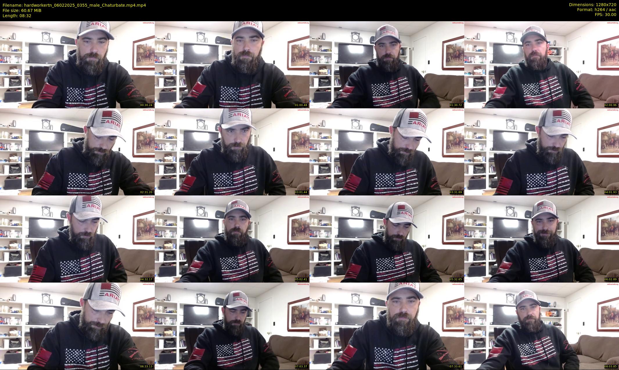 hardworkertn — 9 minute Chaturbate male cam show recording, 720p, Feb 6, 2025