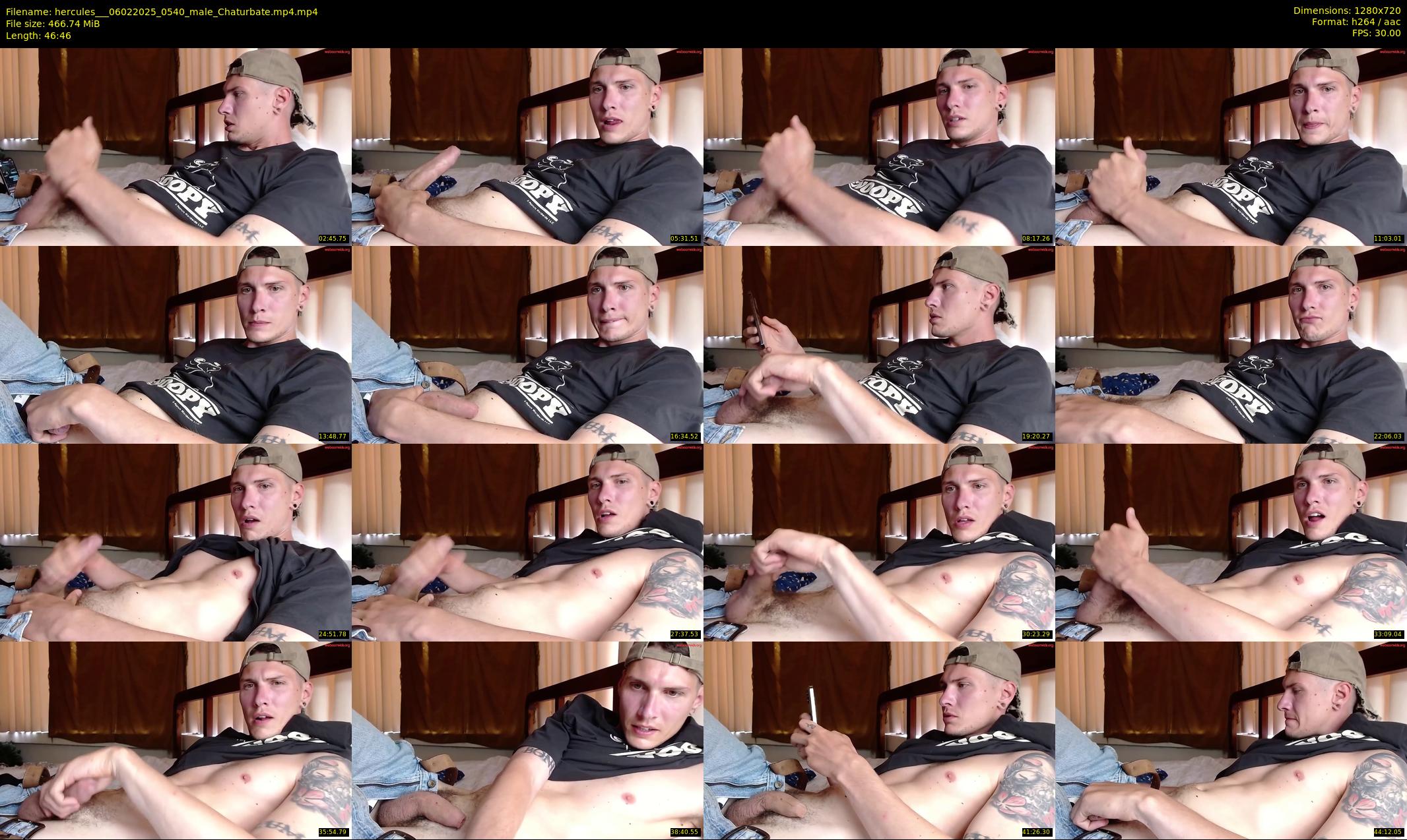 hercules__ — 47 minute Chaturbate male cam show recording, 720p, Feb 6, 2025