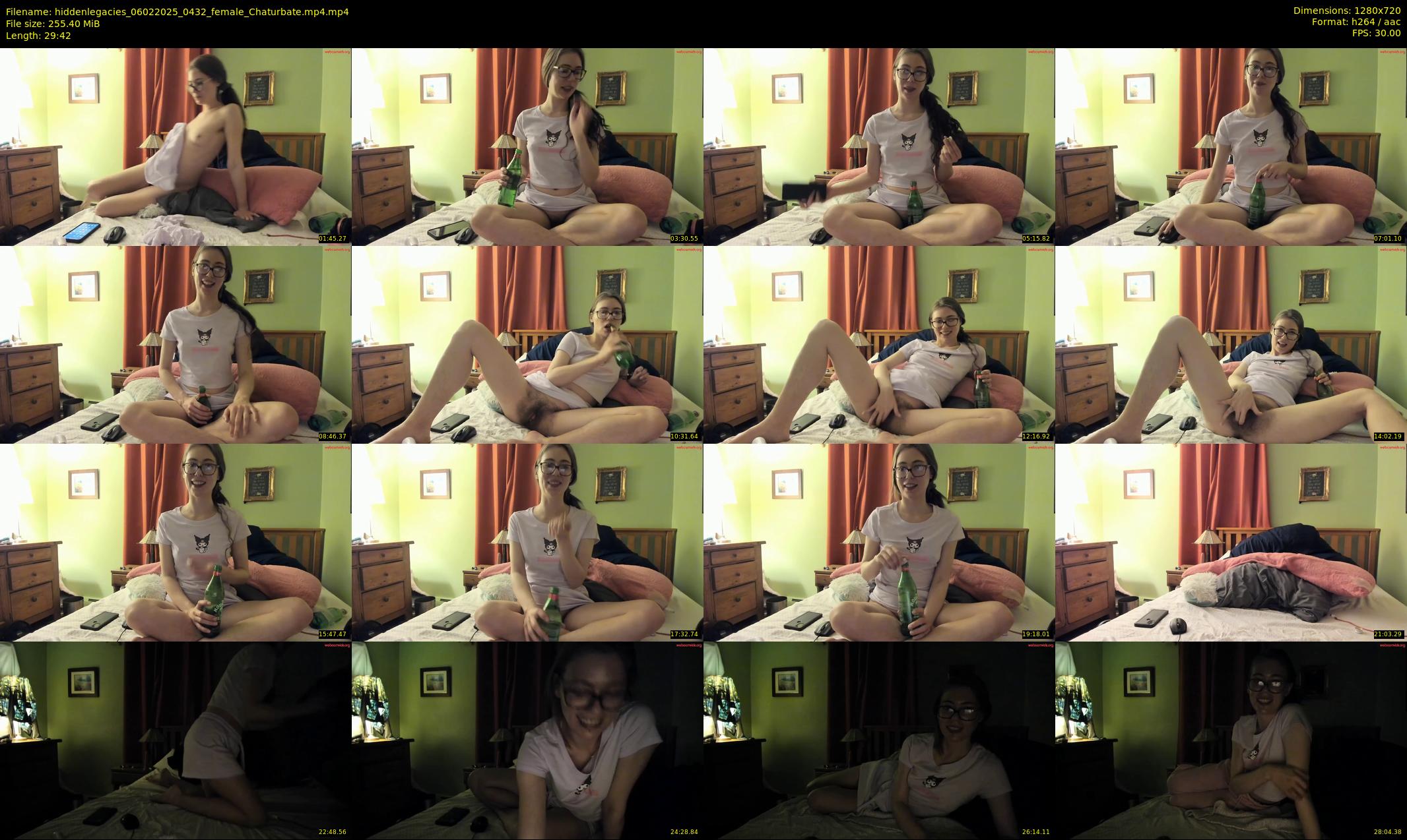 hiddenlegacies — 30 minute Chaturbate female cam show recording, 720p, Feb 6, 2025