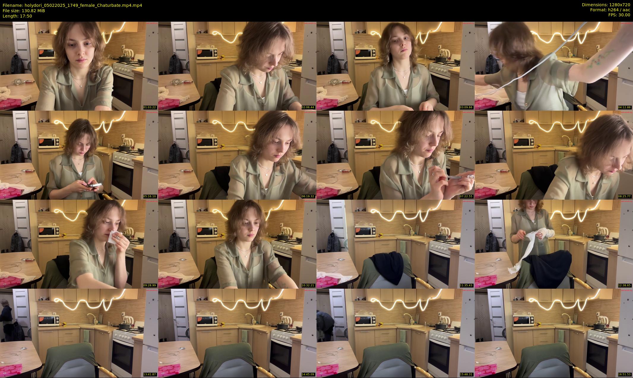 holydori — 18 minute Chaturbate female cam show recording, 720p, Feb 5, 2025